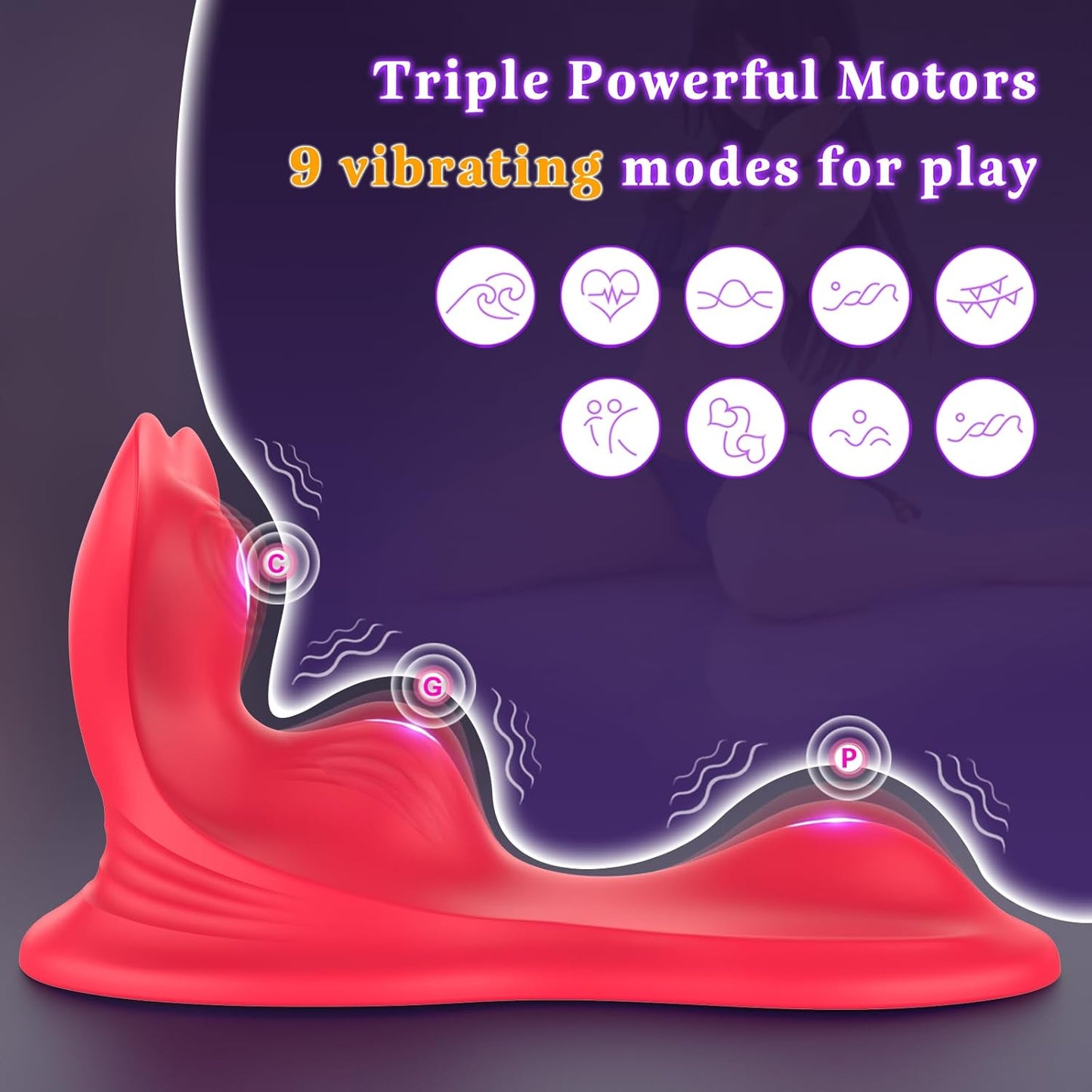 StrataRide Hands - Free Dual Bump Ride - On Vibrator - Vixen | Nova Network