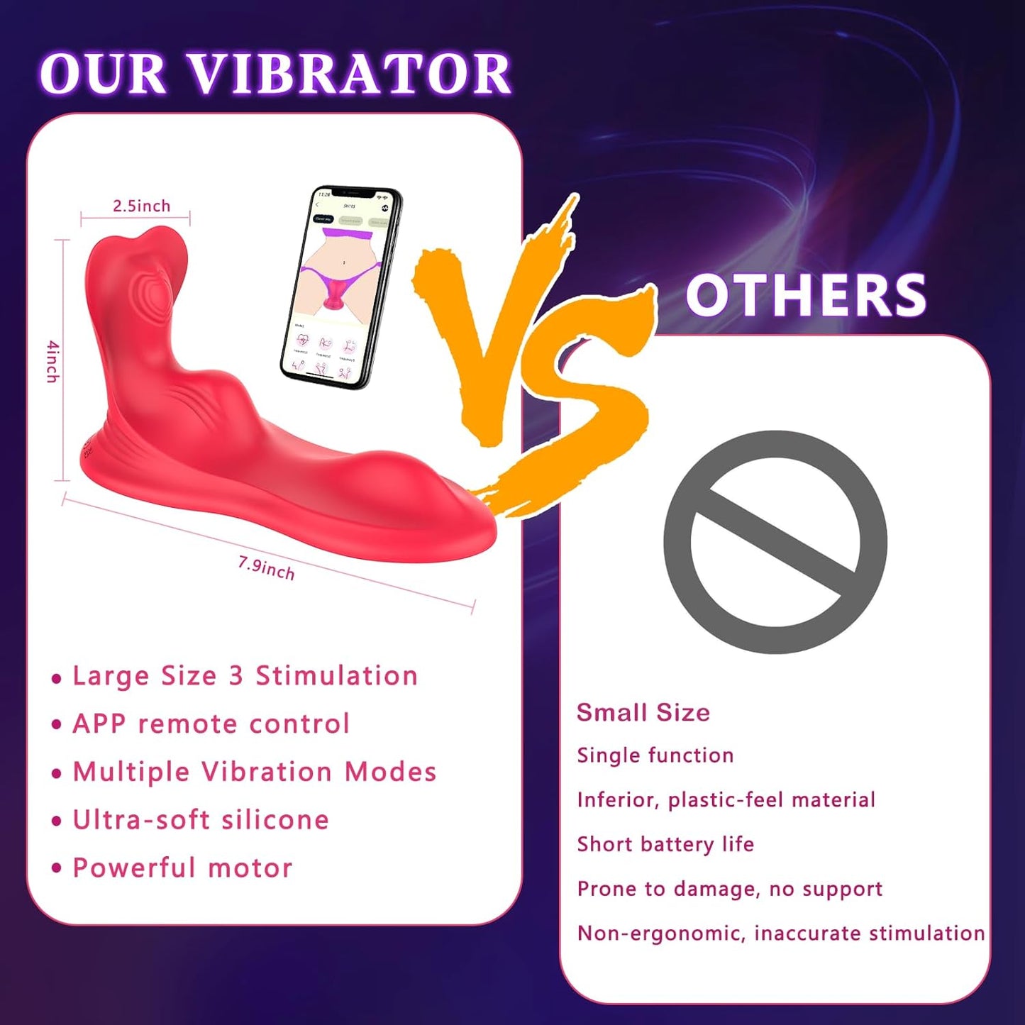 StrataRide Hands - Free Dual Bump Ride - On Vibrator - Vixen | Nova Network