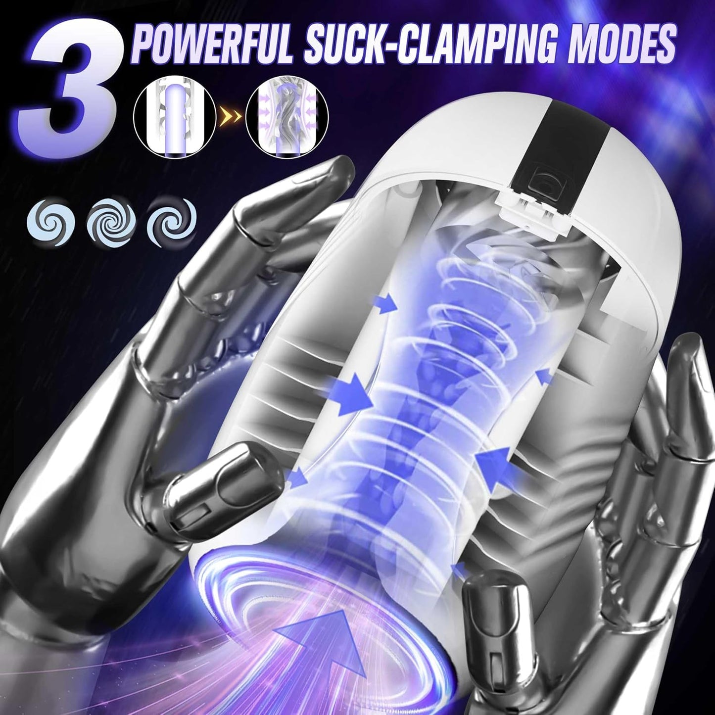 SuctionForge Sucking & Vibrating Penis PE Trainer - Vixen | Nova Network