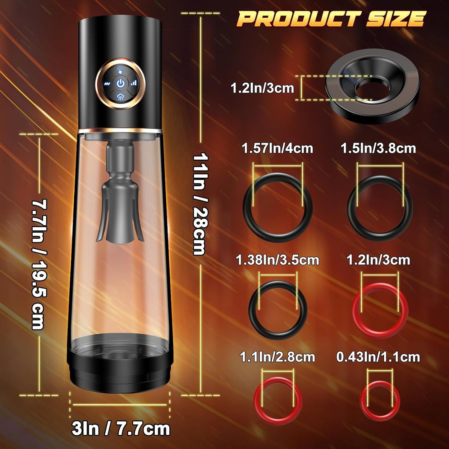 SuctionPro 3 - in - 1 Vibrating Penis Pump - Vixen | Nova Network