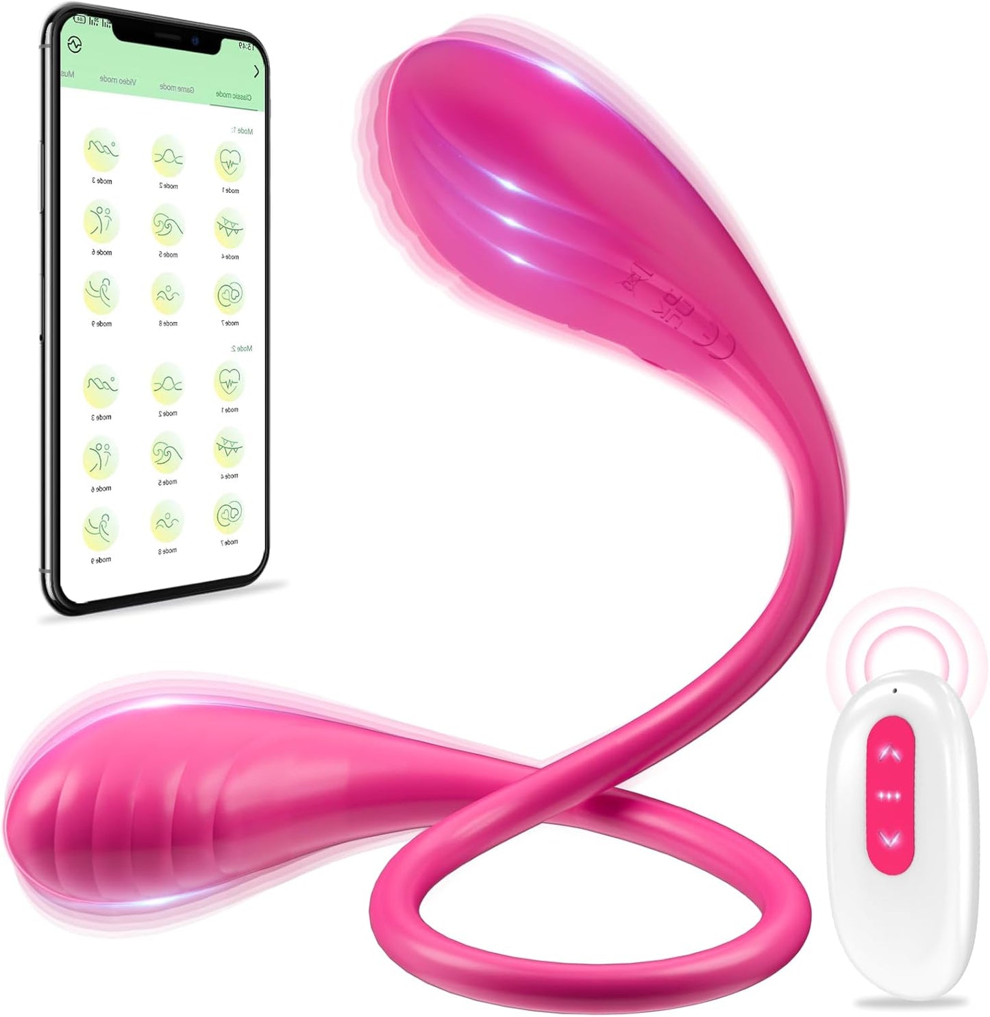 SyncPleasure 18" Double Dildo Vibrator - Vixen | Nova Network