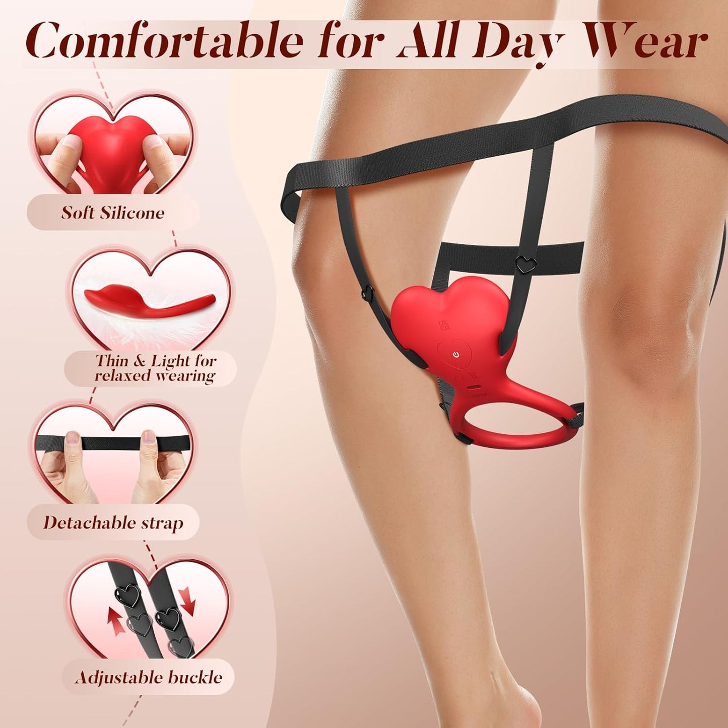 SyncPulse Wearable Clit and Cock Vibrator for Couples - Vixen | Nova Network