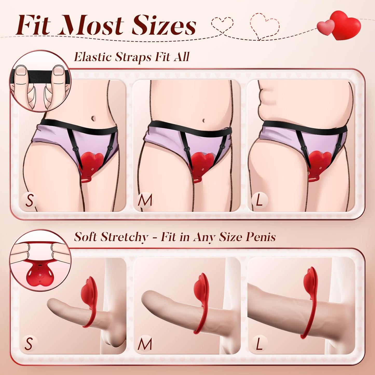 SyncPulse Wearable Clit and Cock Vibrator for Couples - Vixen | Nova Network