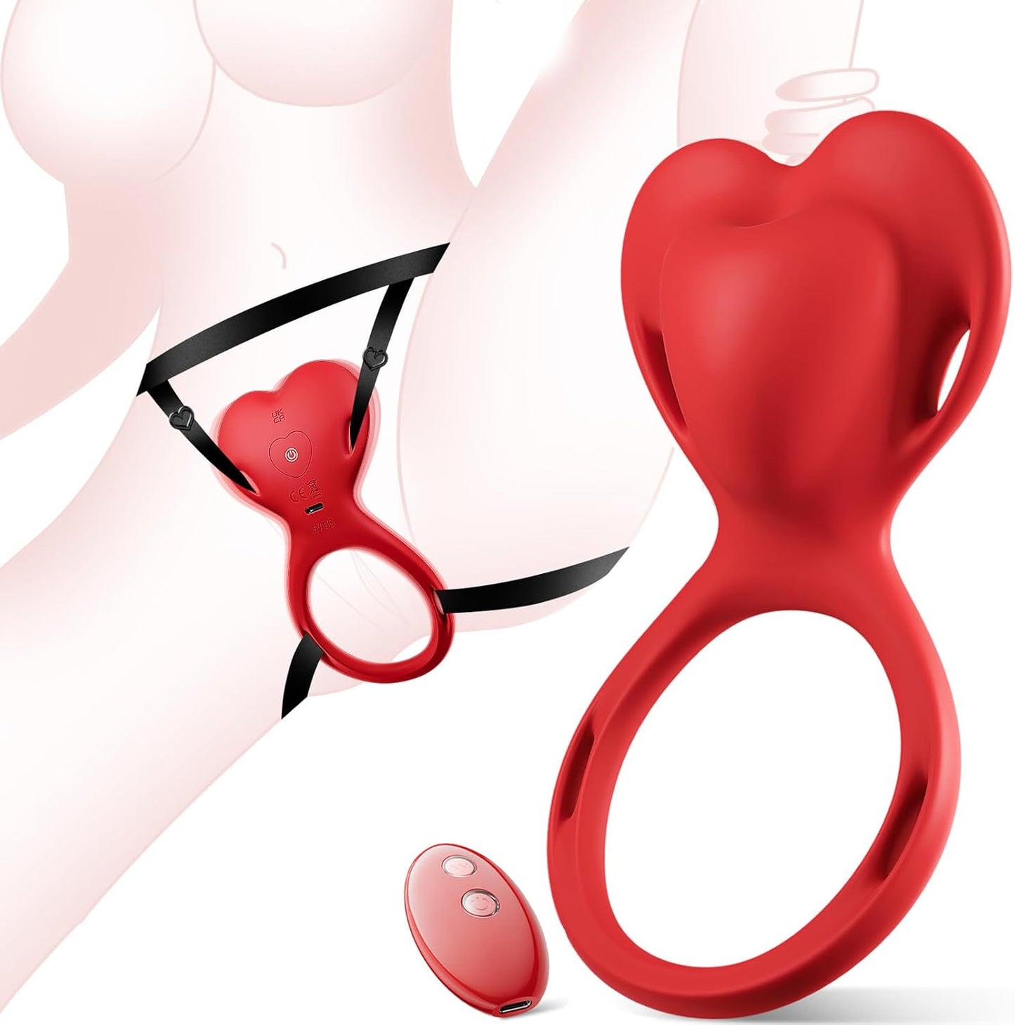 SyncPulse Wearable Clit and Cock Vibrator for Couples - Vixen | Nova Network