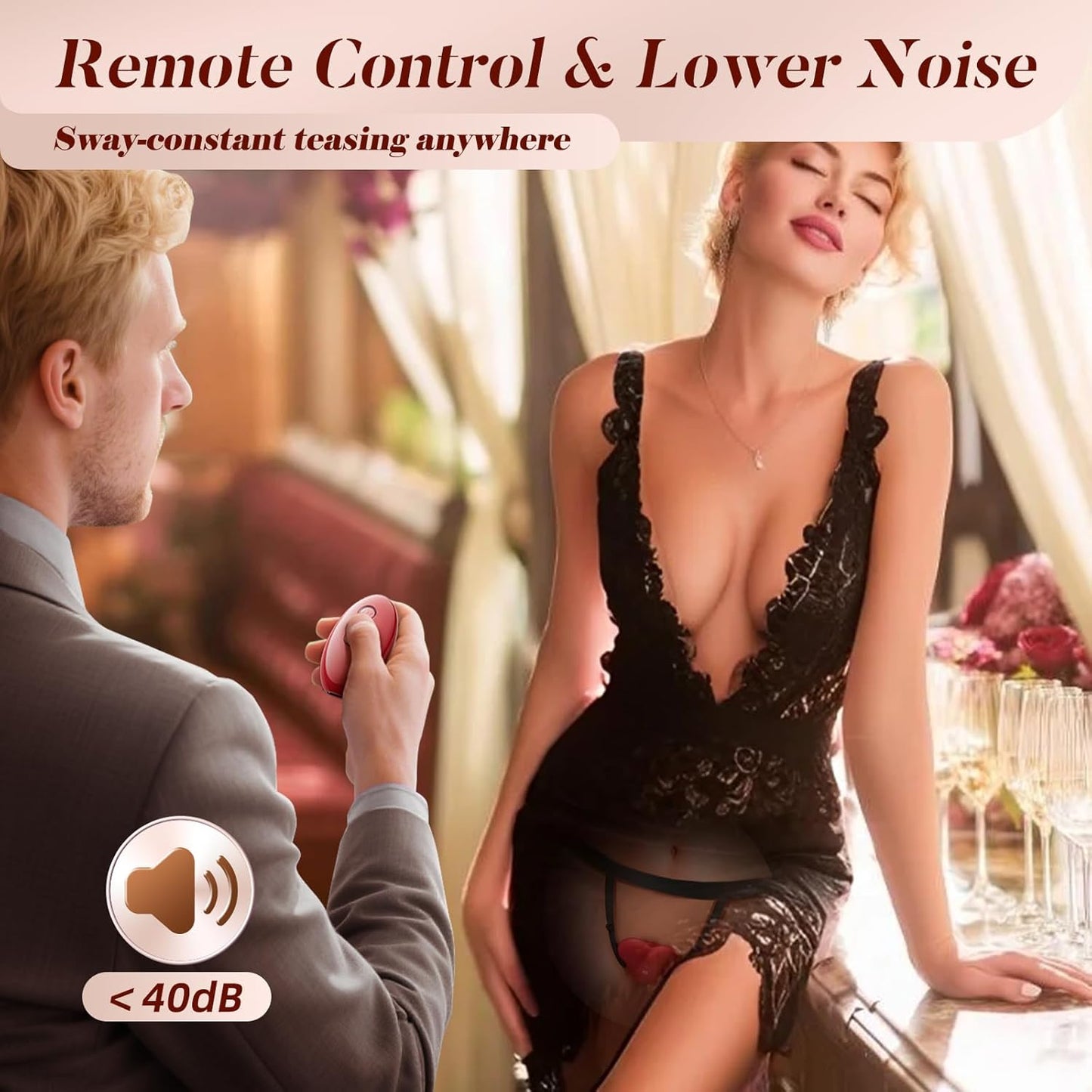 SyncPulse Wearable Clit and Cock Vibrator for Couples - Vixen | Nova Network