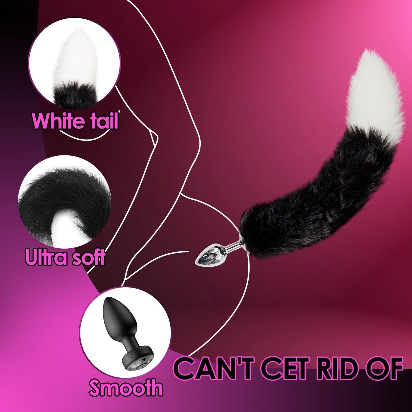 TailTrainer 2 - in - 1 Vibrating & Fox Tail Plug Set - Vixen | Nova Network