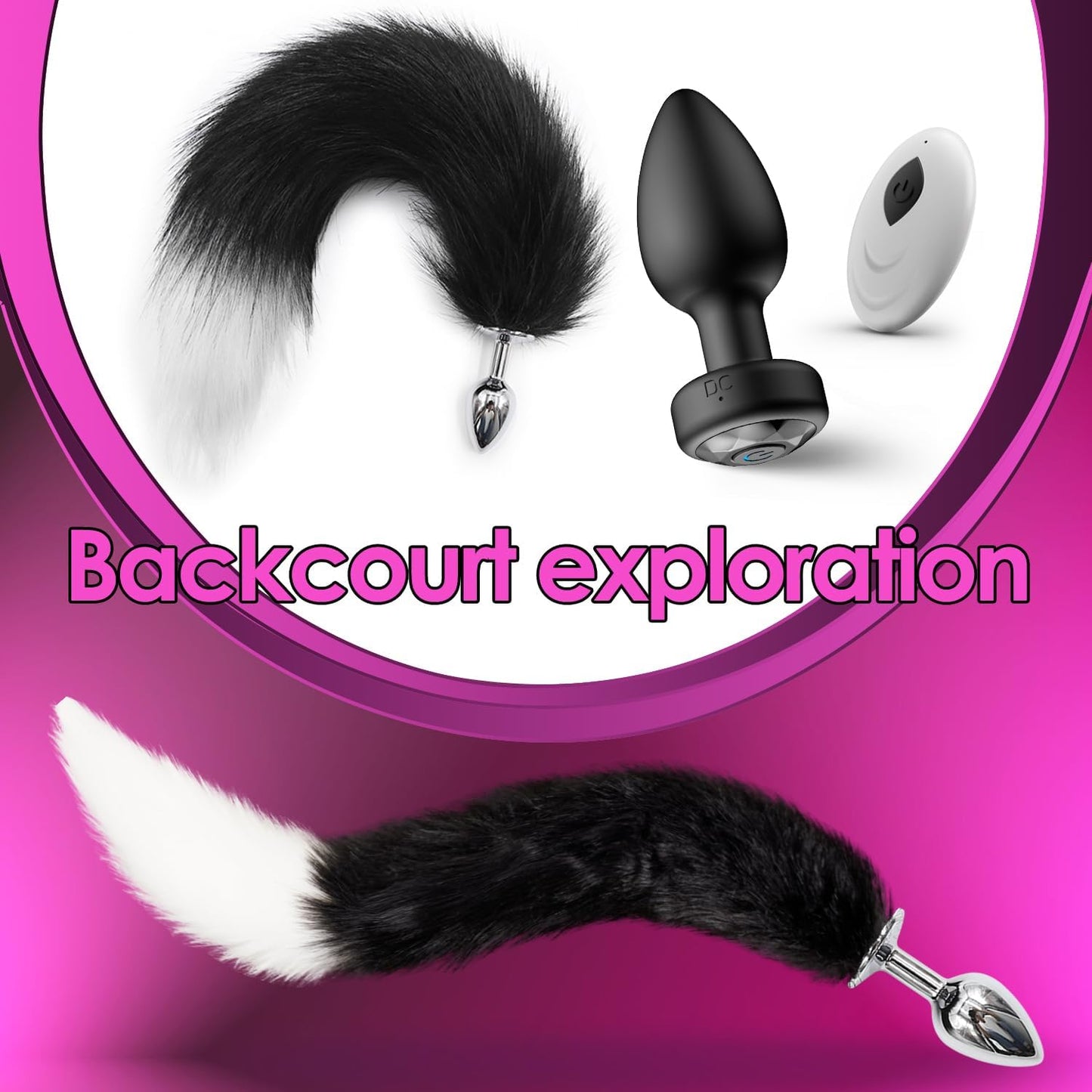 TailTrainer 2 - in - 1 Vibrating & Fox Tail Plug Set - Vixen | Nova Network