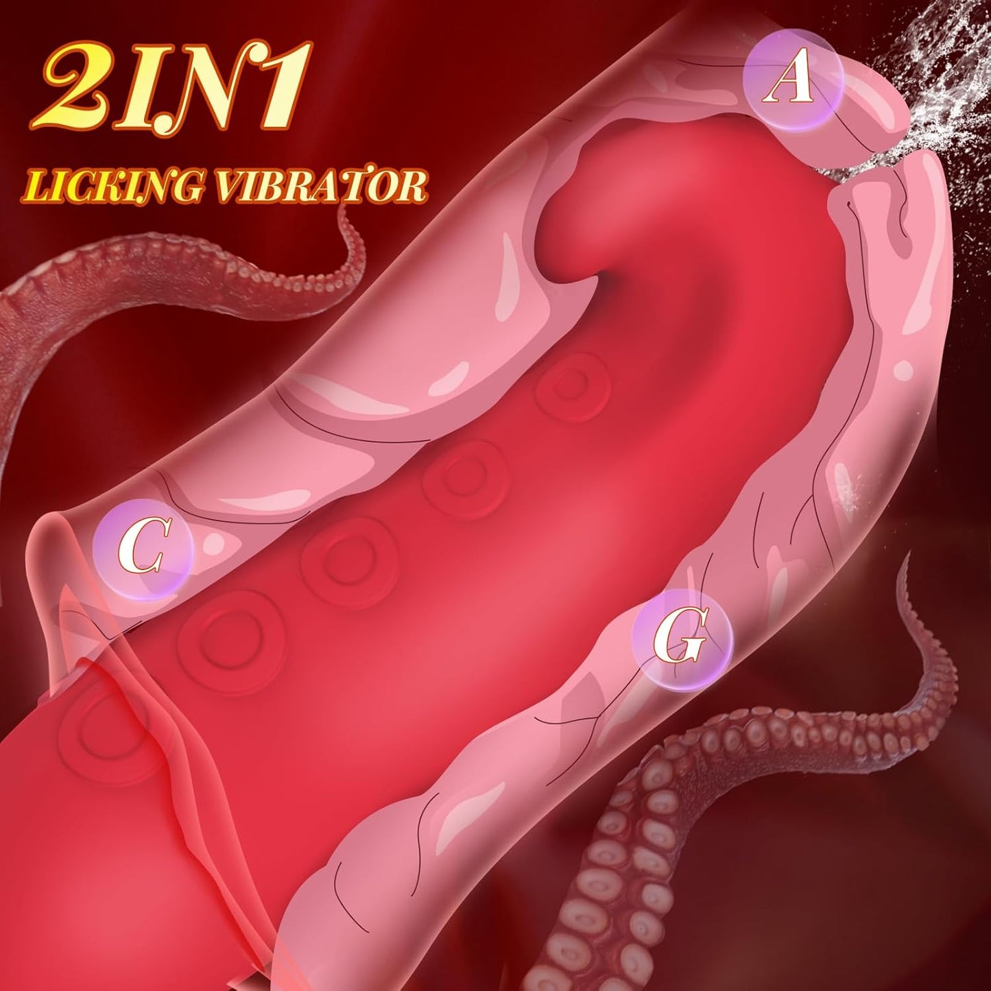 TentacleLick G - Spot Tongue Vibrator - Vixen | Nova Network
