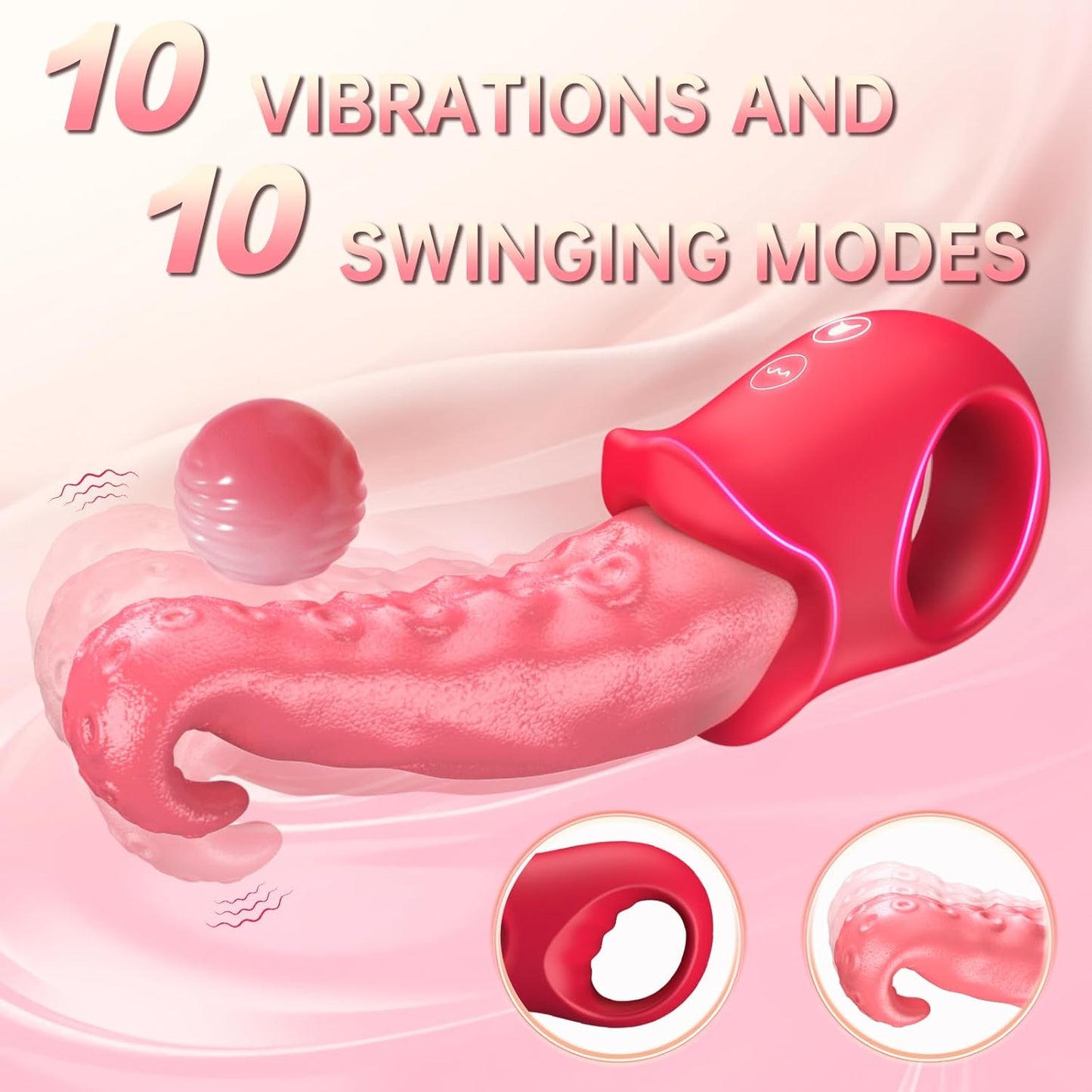 TentaclePleasure 3 - in - 1 Swing Vibrator - Vixen | Nova Network