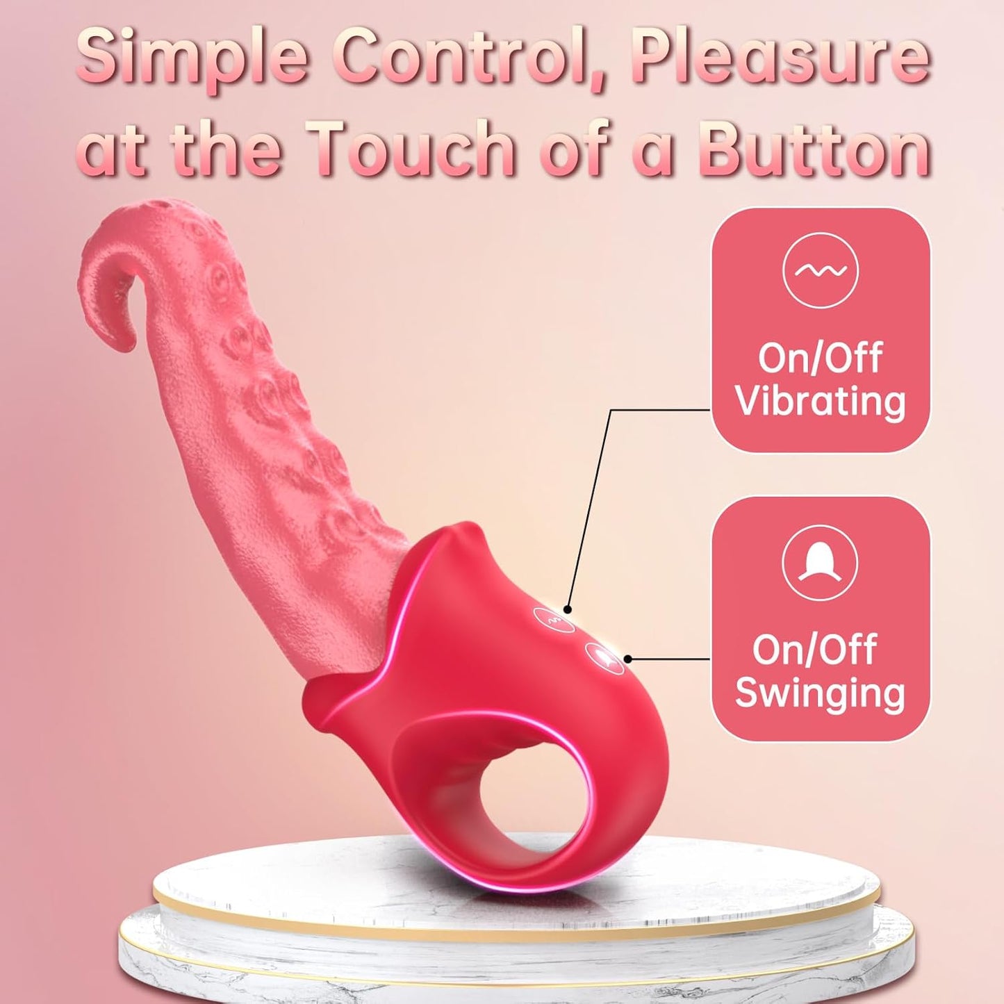 TentaclePleasure 3 - in - 1 Swing Vibrator - Vixen | Nova Network