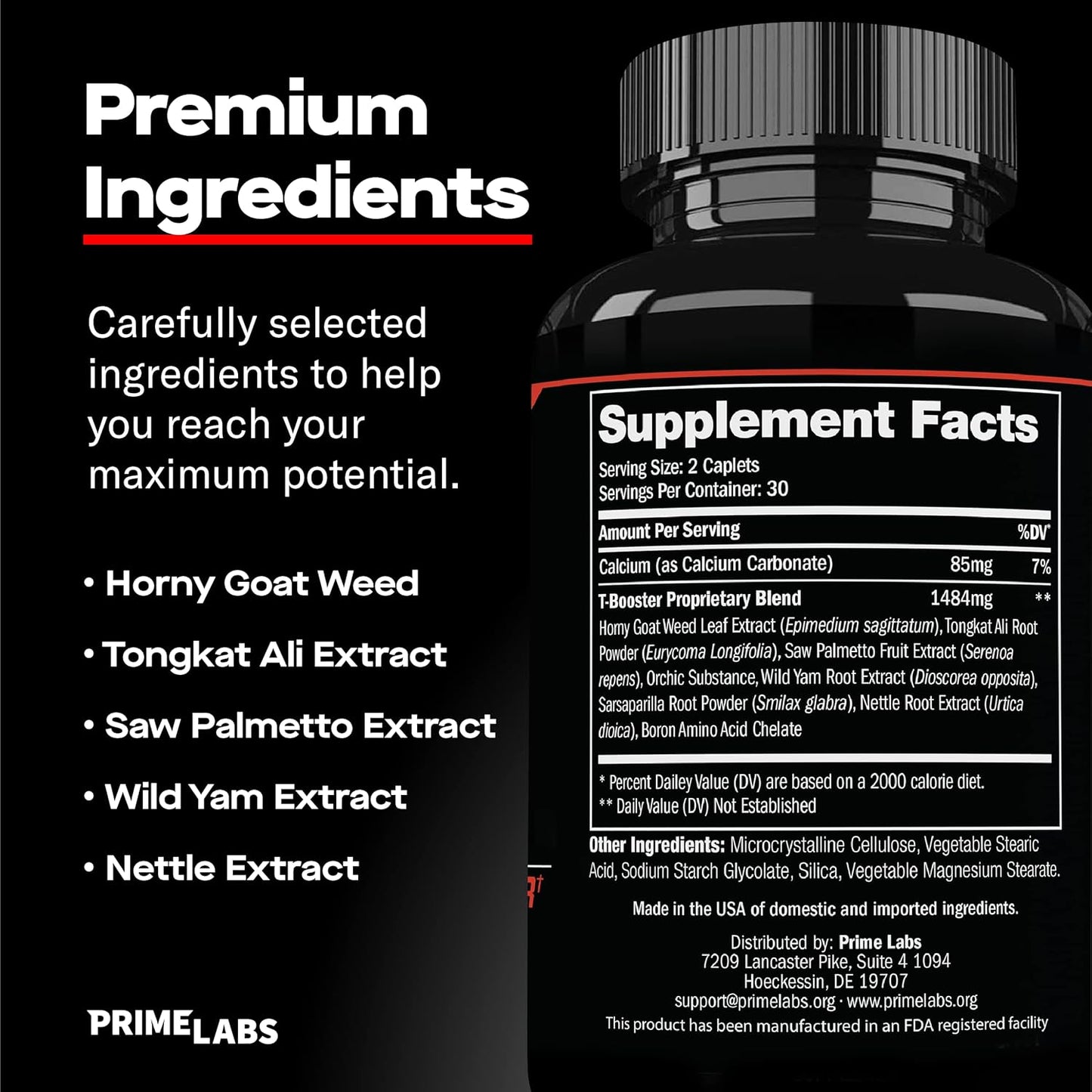Testosterone Booster for Men – Stamina & Energy Support - Vixen | Nova Network