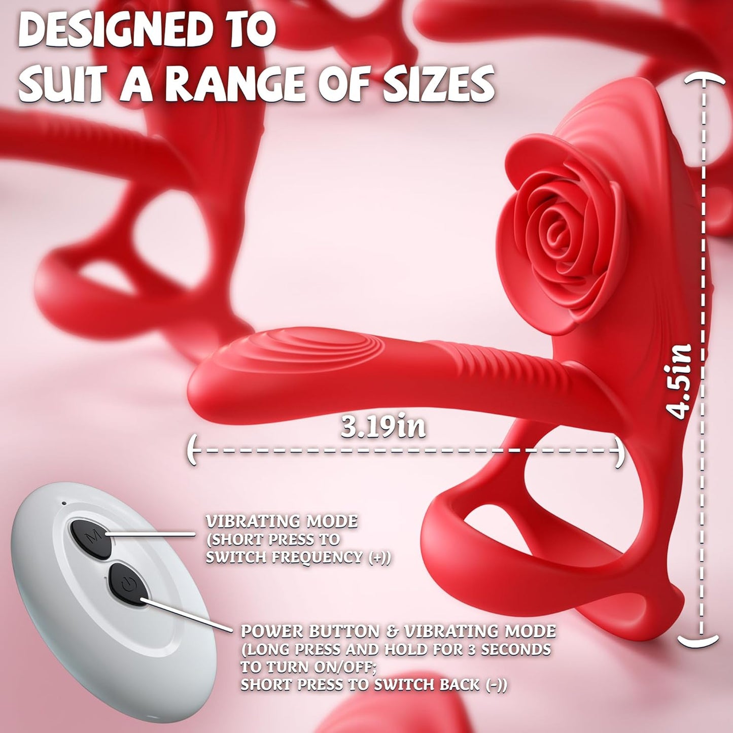 ThickBloom Rose Cock Ring for Couples - Vixen | Nova Network