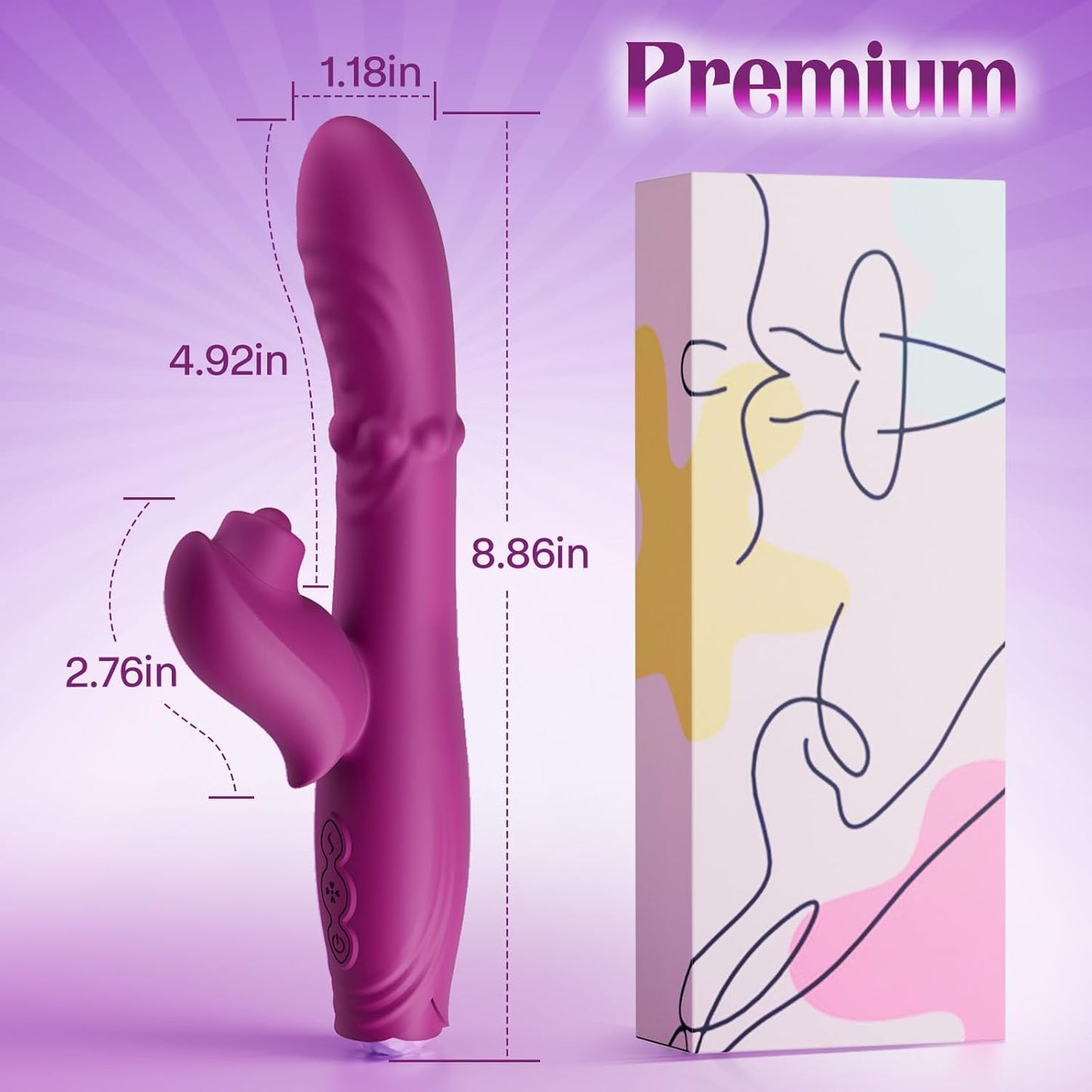 ThrillBloom Dual Motion Rabbit Vibrator - Vixen | Nova Network