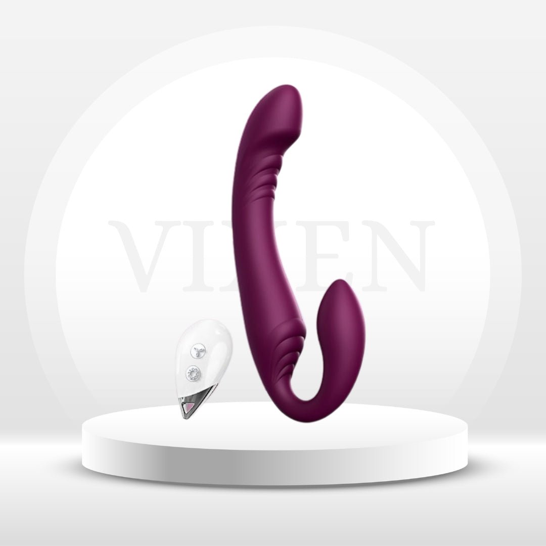 ThrioSync 3 - in - 1 Strapless Dual Ended Vibrator - Vixen | Nova Network