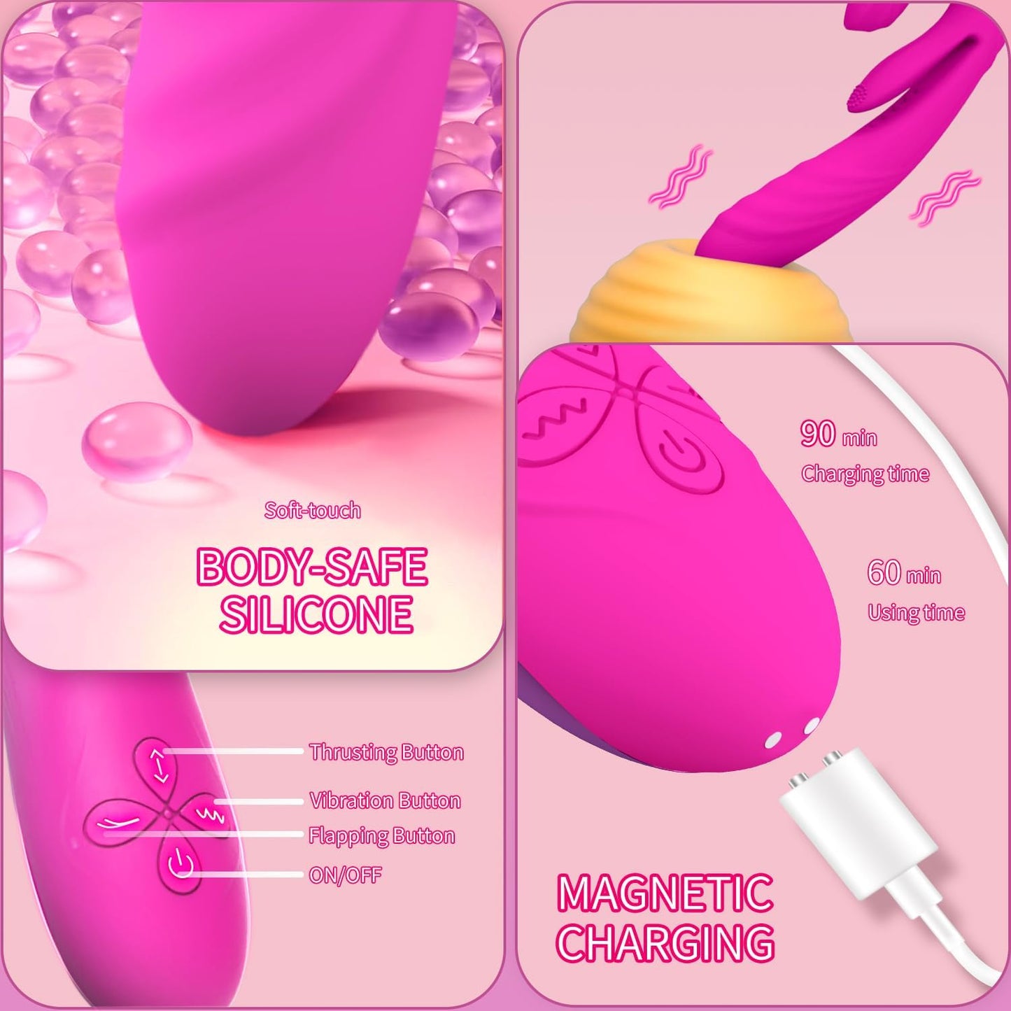 Thrust5X G - Spot Thrusting Rabbit Vibrator - Vixen | Nova Network