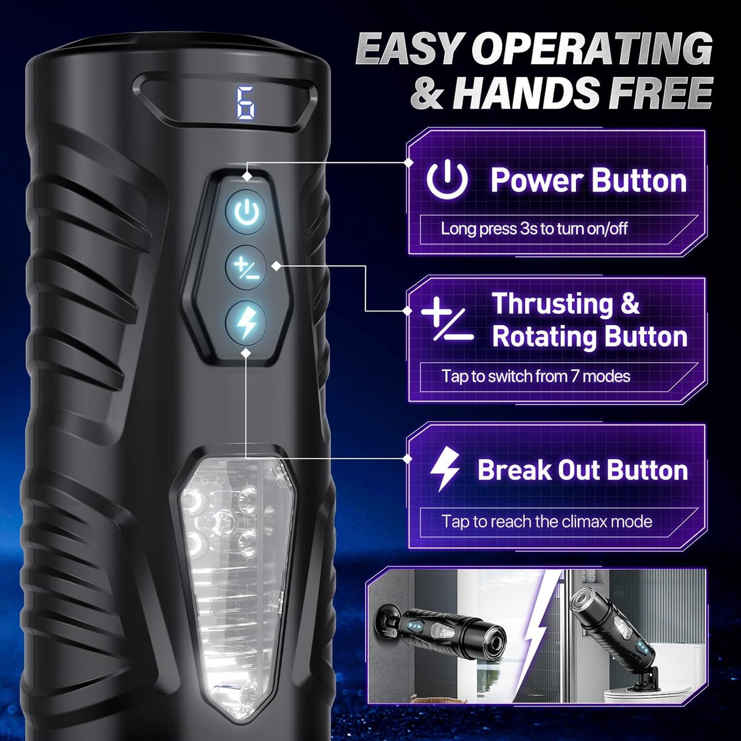 ThrustGlide App - Controlled Masturbator - Vixen | Nova Network