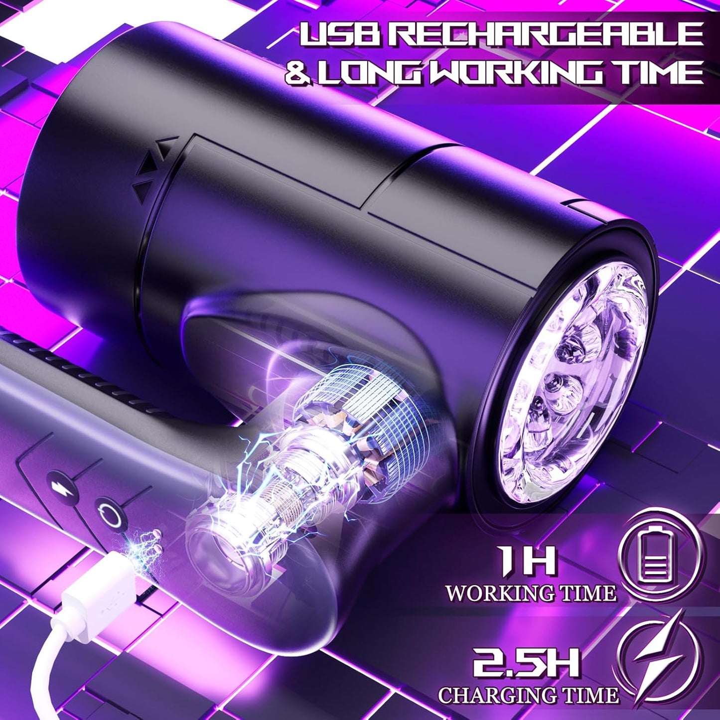 ThrustGrip Handheld Telescopic PE Trainer Masturbator - Vixen | Nova Network