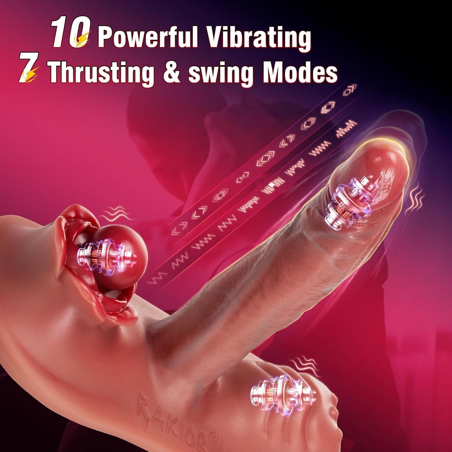 ThrustHeat Ride - On Vibrator with Remote Control - Vixen | Nova Network