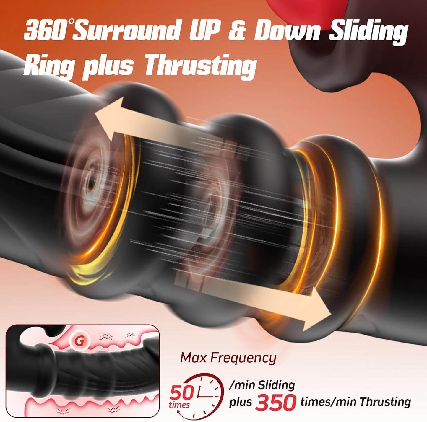 ThrustLick 4 - in - 1 G - Spot Licking Vibrator - Vixen | Nova Network