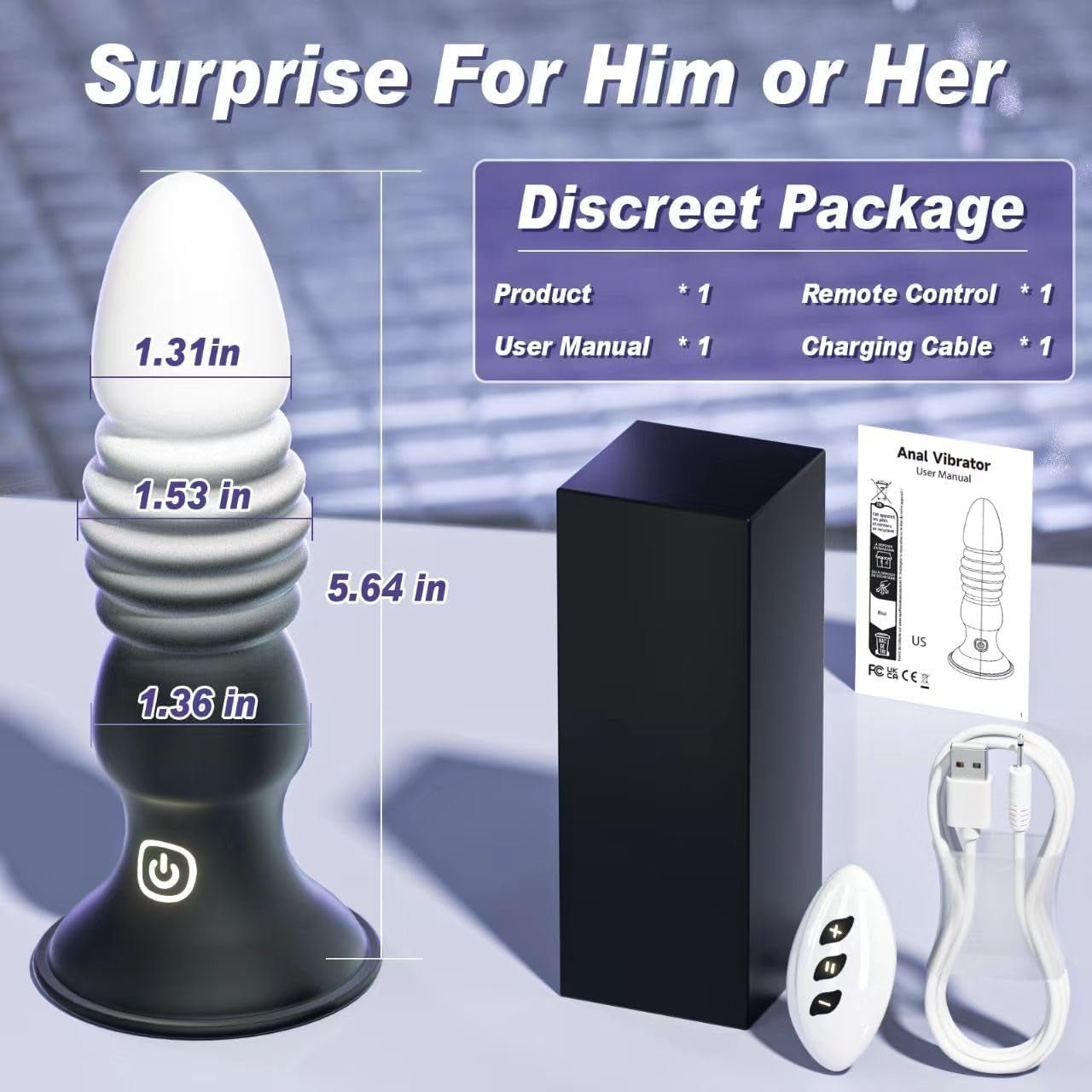 ThrustLink App - Control Prostate Massager & Anal Plug - Vixen | Nova Network