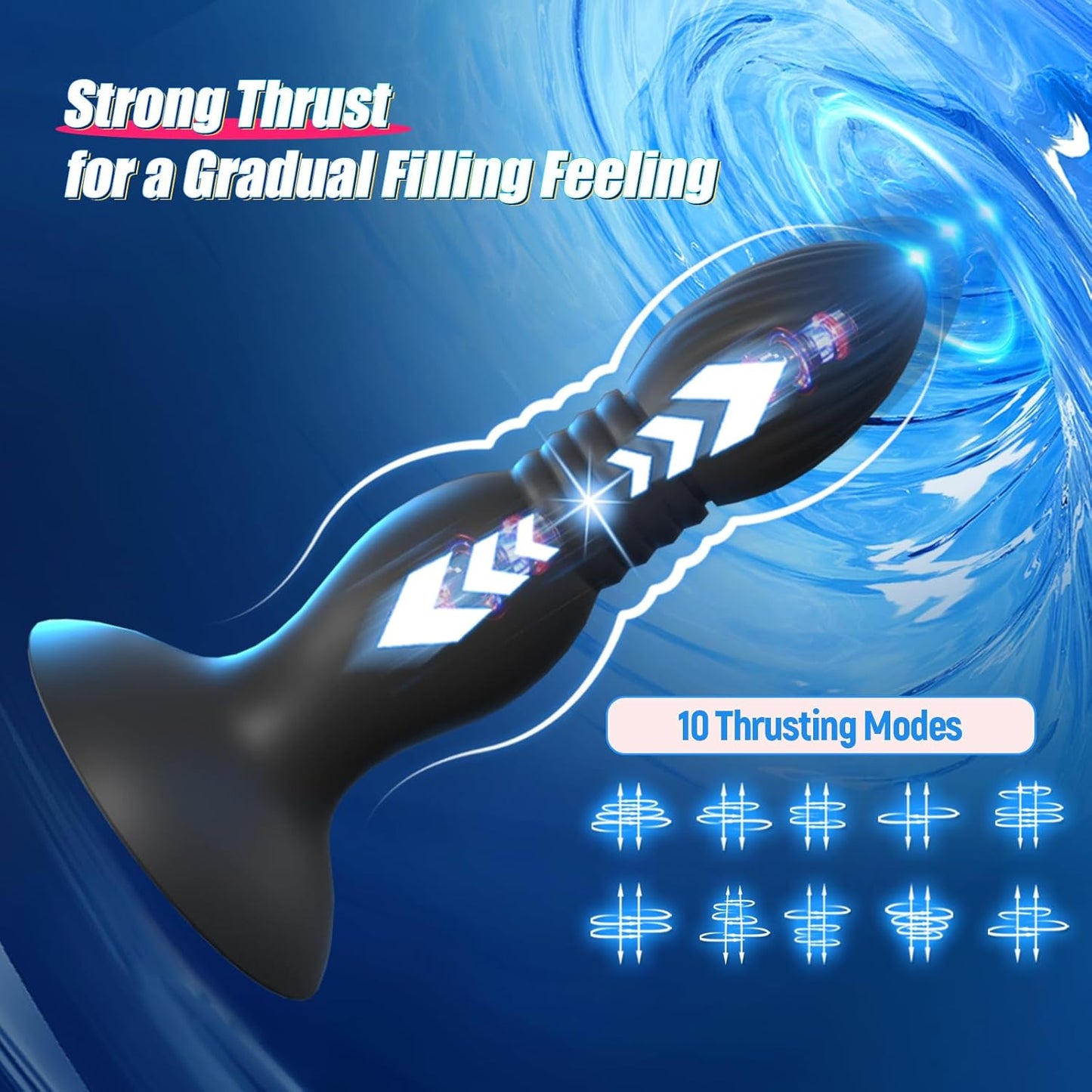 ThrustPlug Prostate & G - Spot Vibrating Plug - Vixen | Nova Network