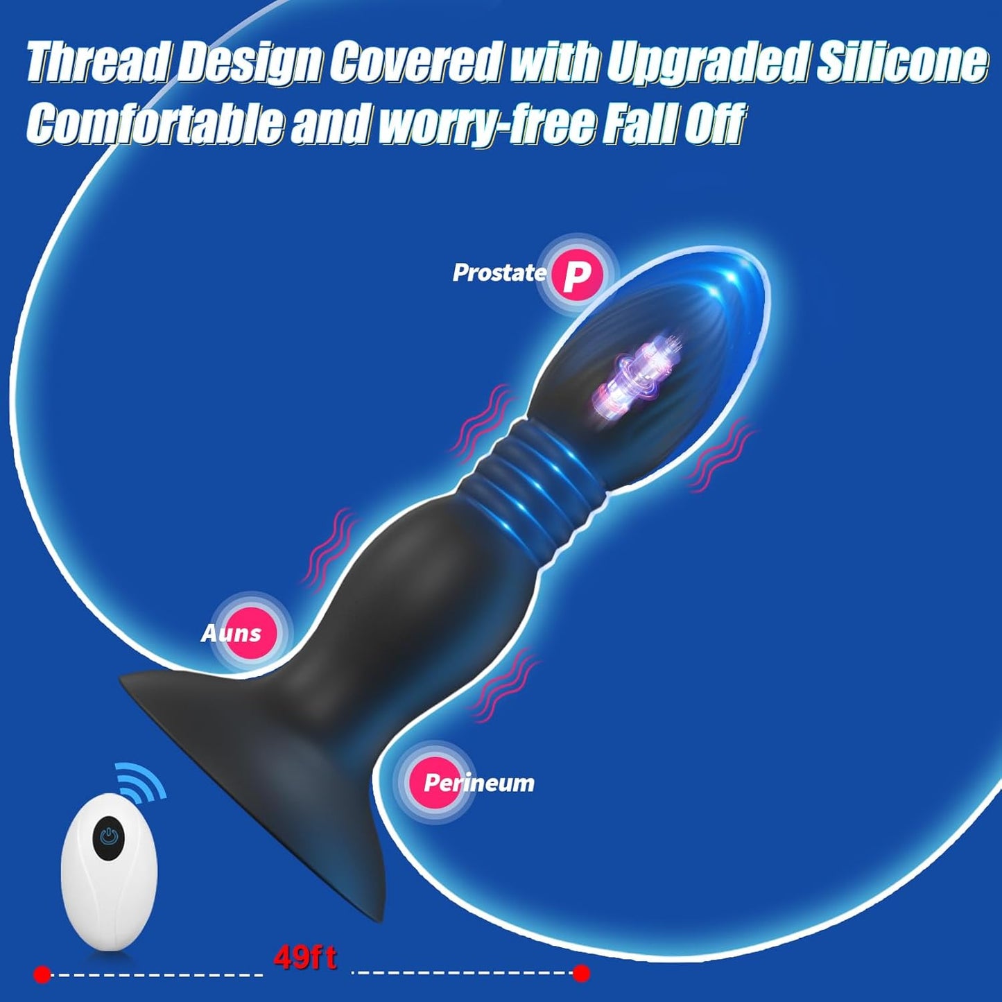 ThrustPlug Prostate & G - Spot Vibrating Plug - Vixen | Nova Network