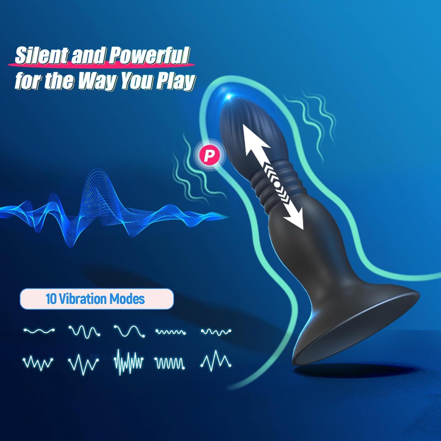 ThrustPlug Prostate & G - Spot Vibrating Plug - Vixen | Nova Network