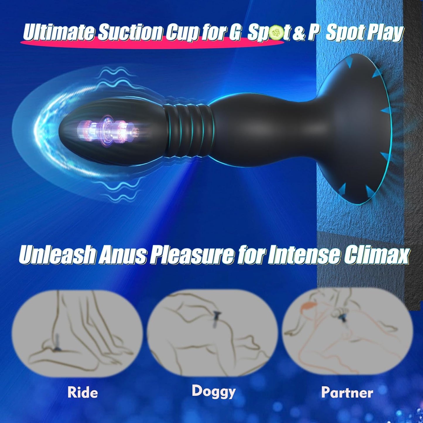 ThrustPlug Prostate & G - Spot Vibrating Plug - Vixen | Nova Network