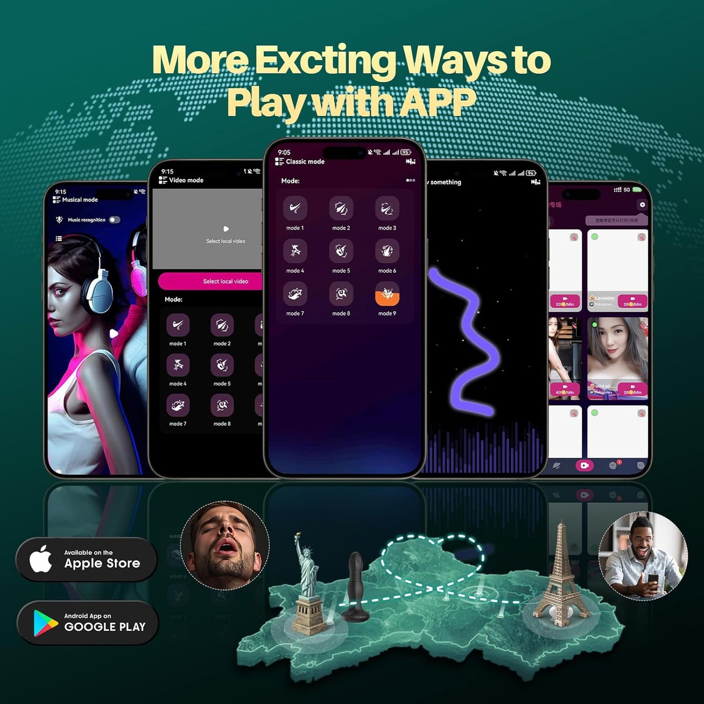 ThrustPlunge App - Controlled Prostate Massager - Vixen | Nova Network