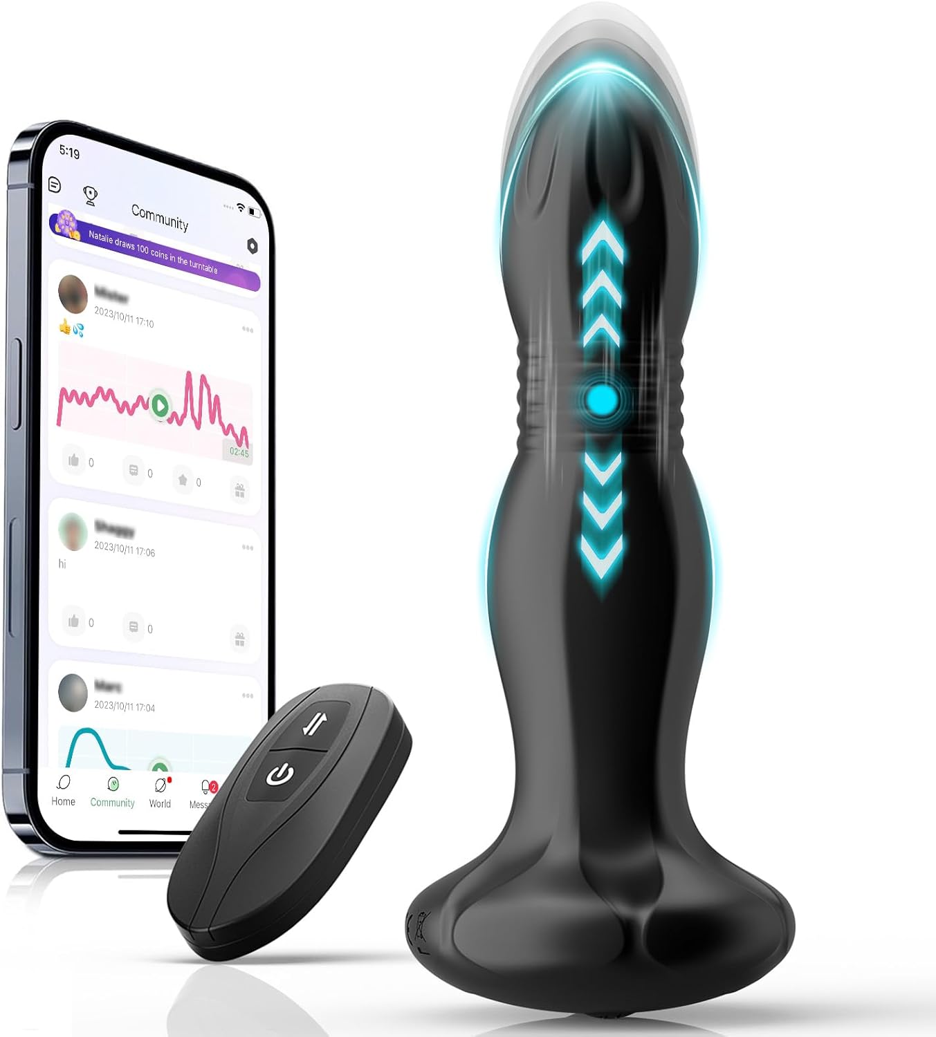 ThrustPlunge App - Controlled Prostate Massager - Vixen | Nova Network