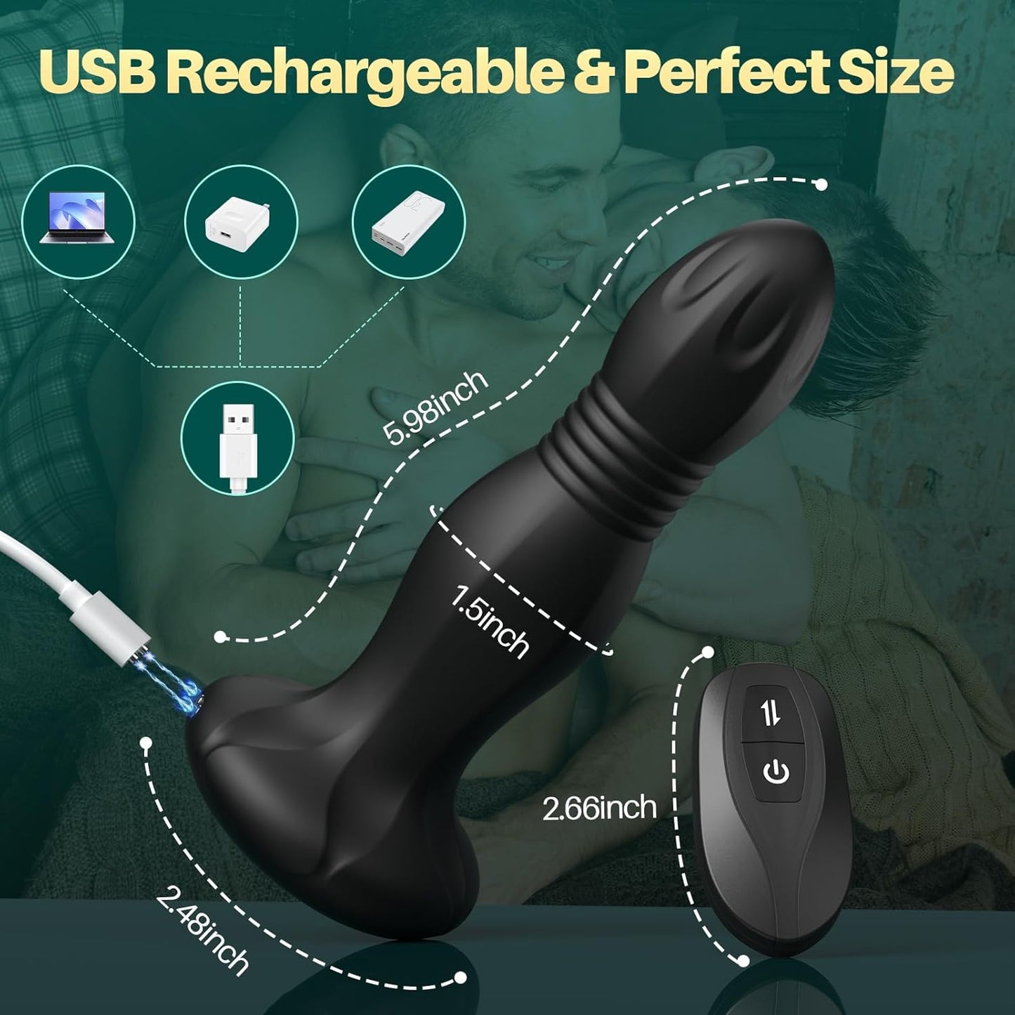 ThrustPlunge App - Controlled Prostate Massager - Vixen | Nova Network
