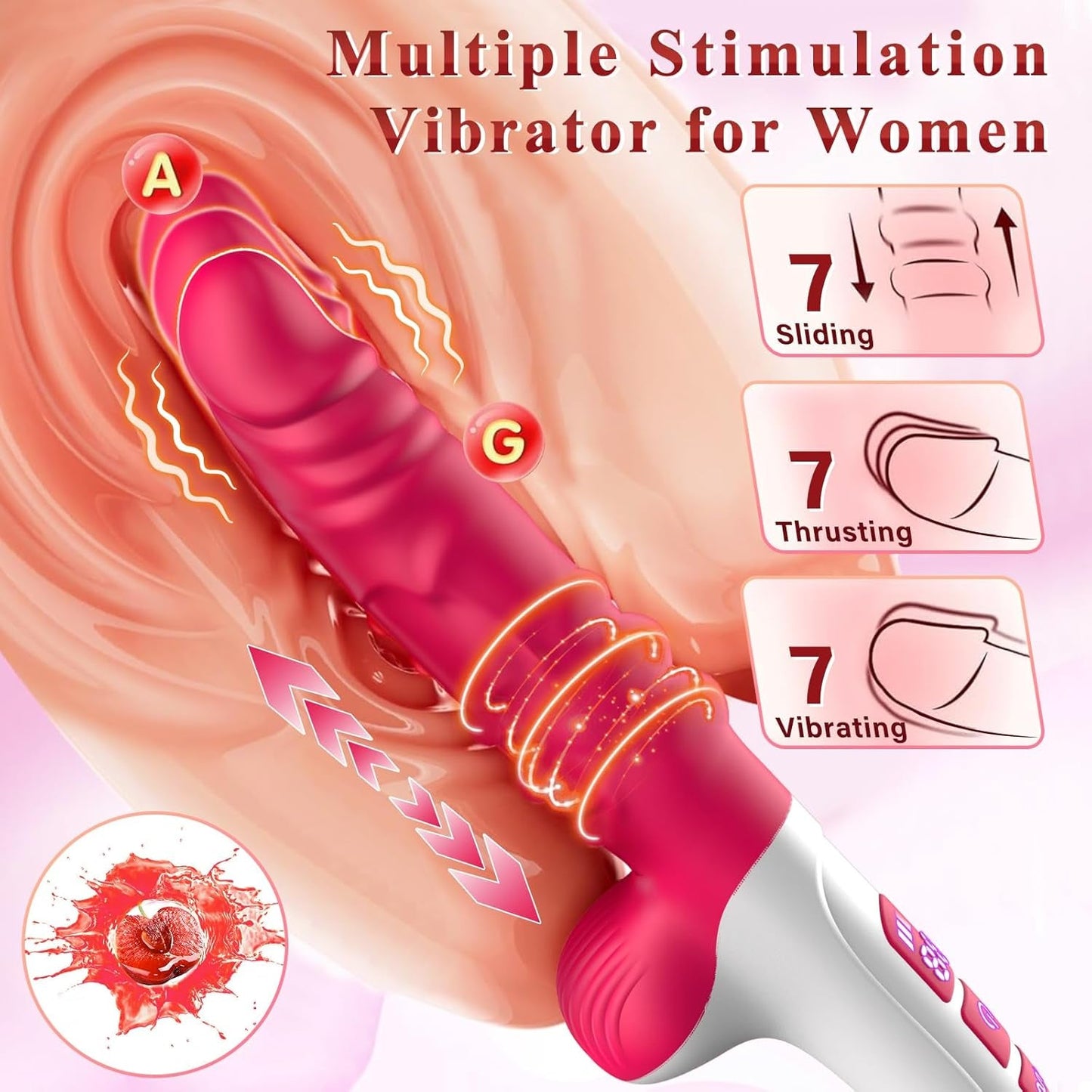 ThrustPulse Thrusting Dildo Sex Machine - Vixen | Nova Network