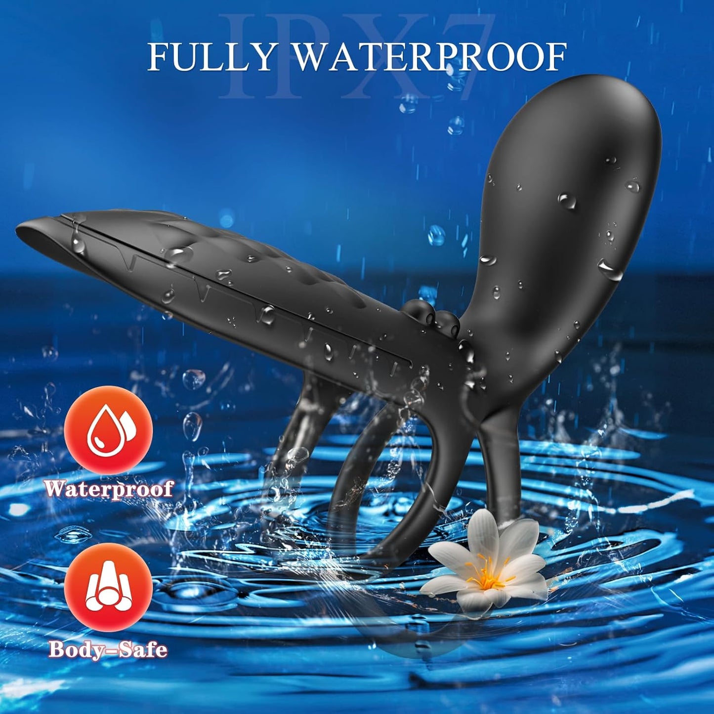 ThrustSync Vibrating Dual Cock Ring for Couples - Vixen | Nova Network