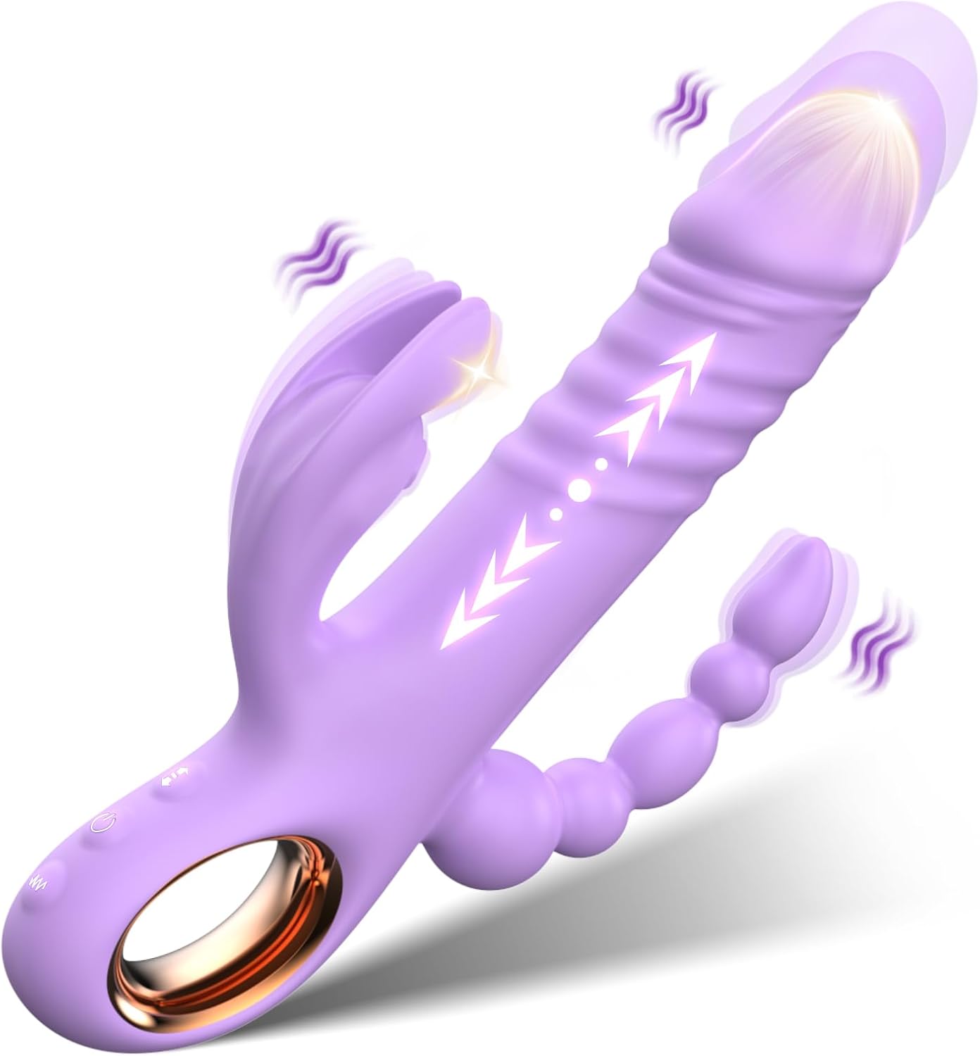 ThrustTriX 3 - in - 1 Pleasure Bunny Vibrator - Vixen | Nova Network