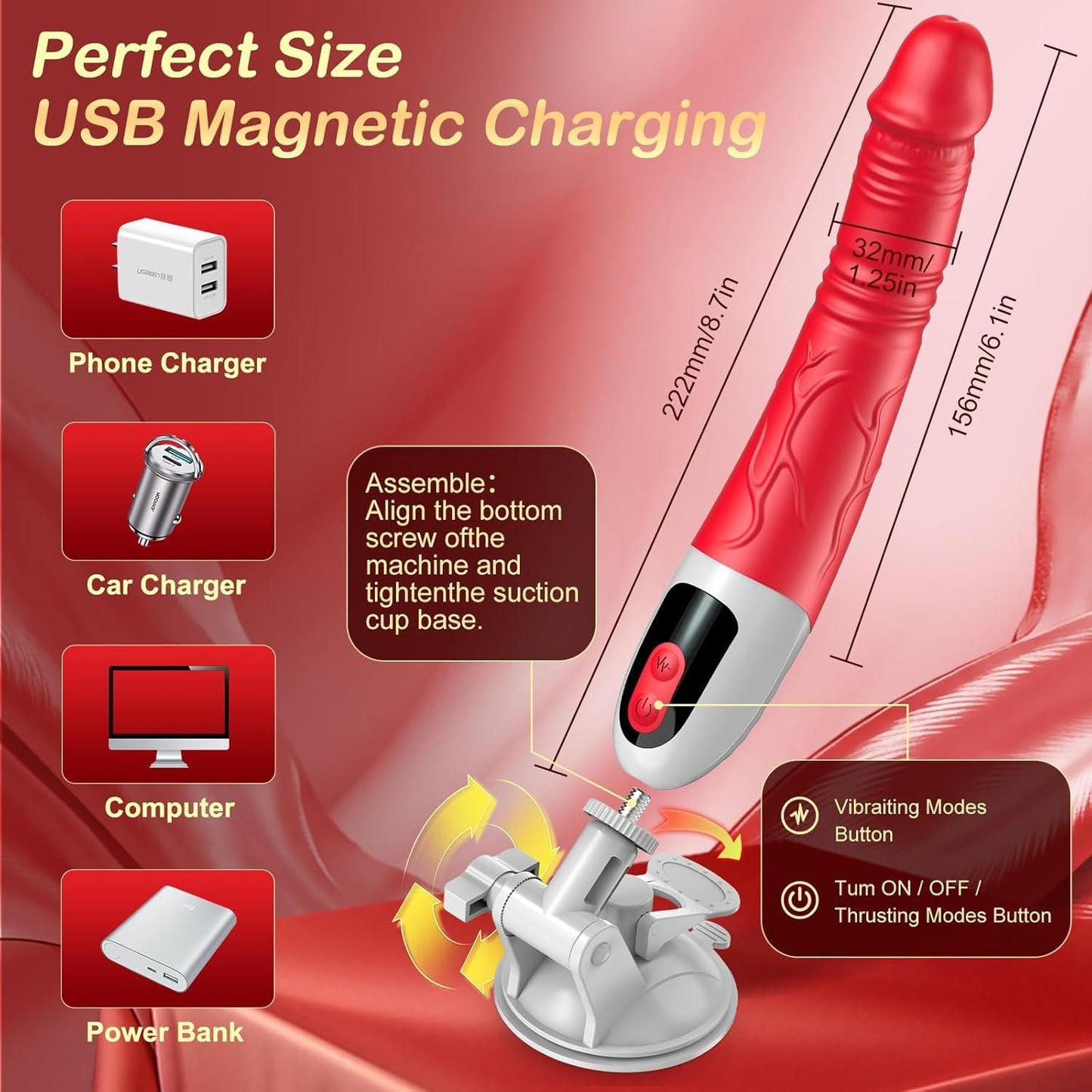 ThrustVibe Dual Drive Sex Machine - Vixen | Nova Network