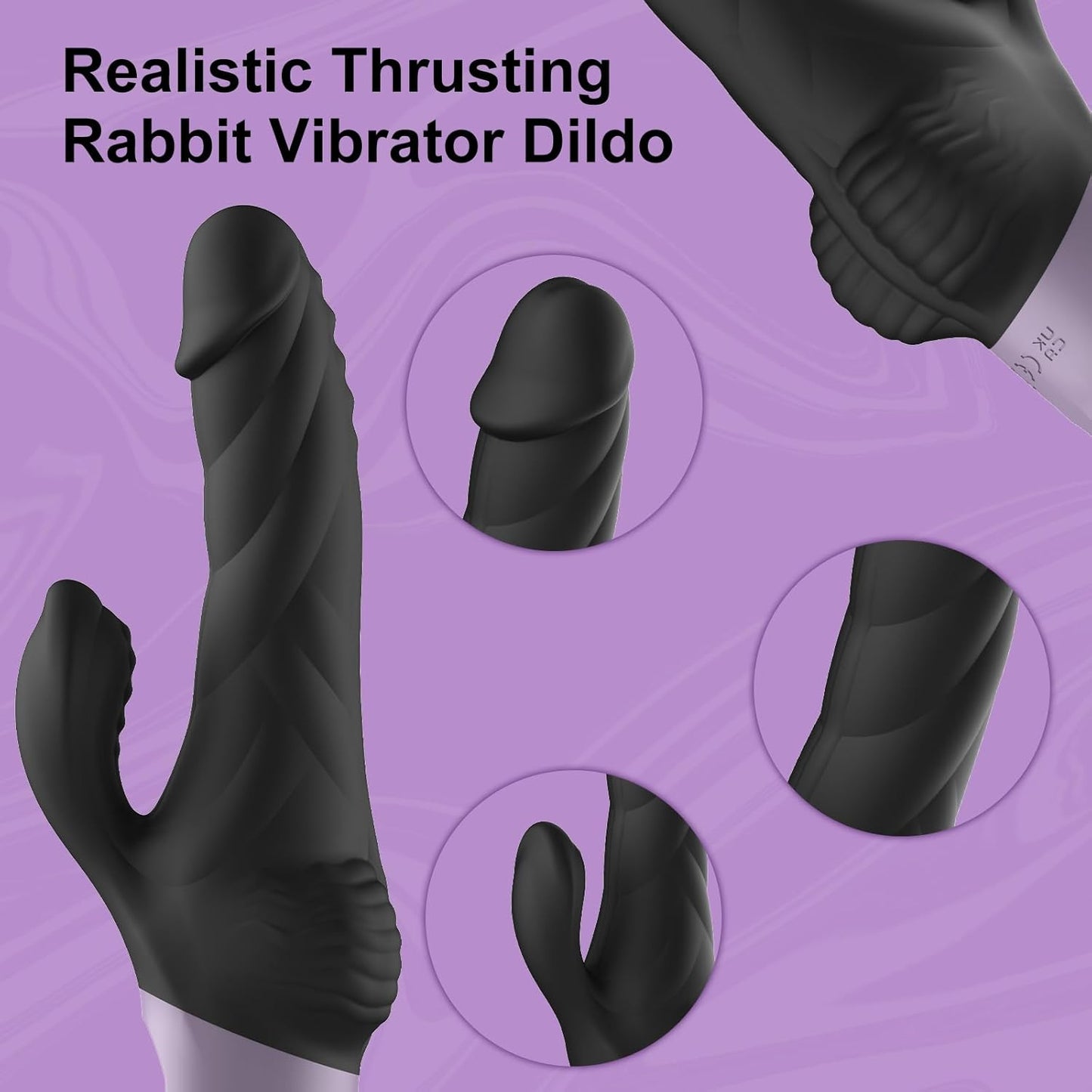 ThrustView Real Feel LED Dildo Vibrator - Vixen | Nova Network