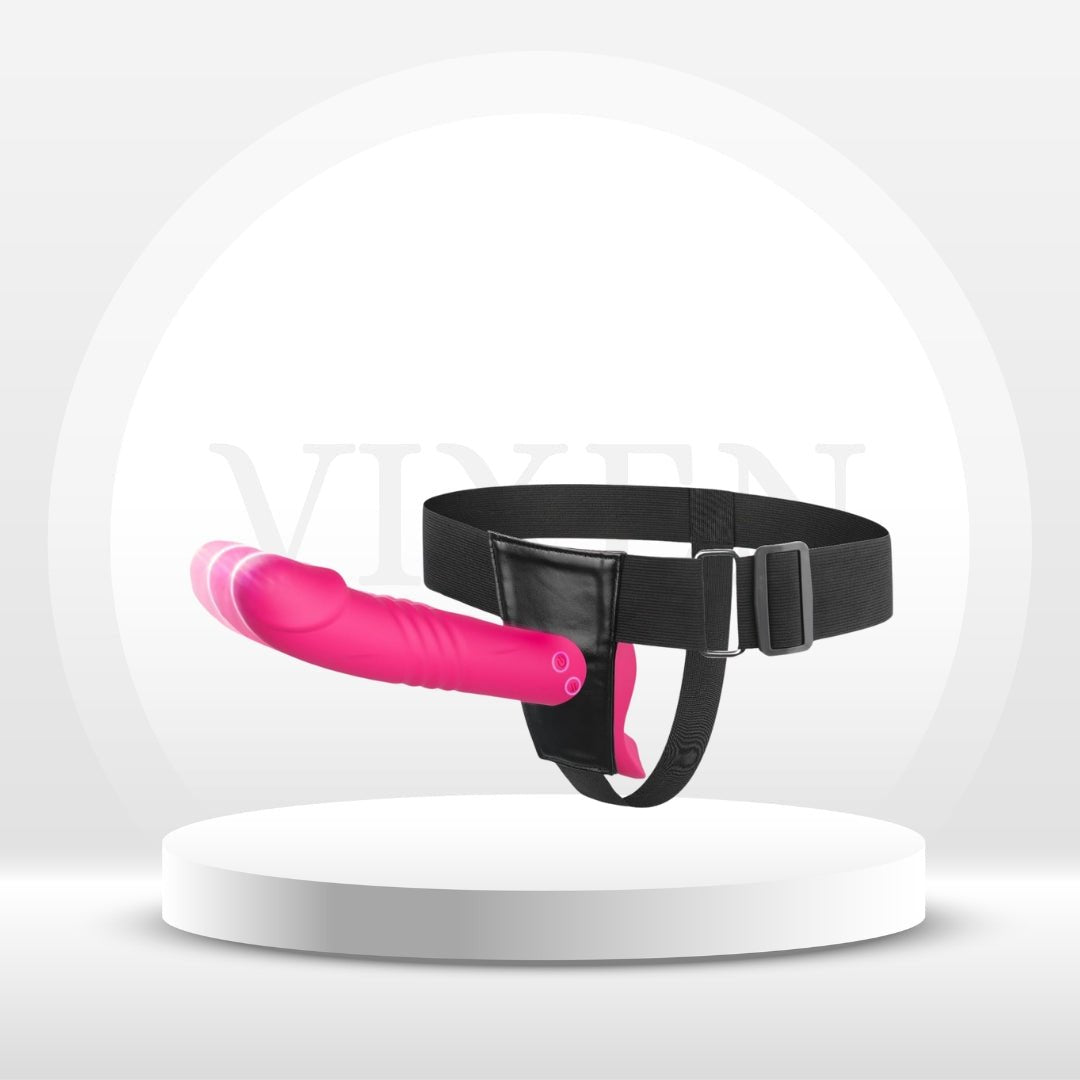 ThrustX Vibrating G - Spot Strap - On Dildo - Vixen | Nova Network