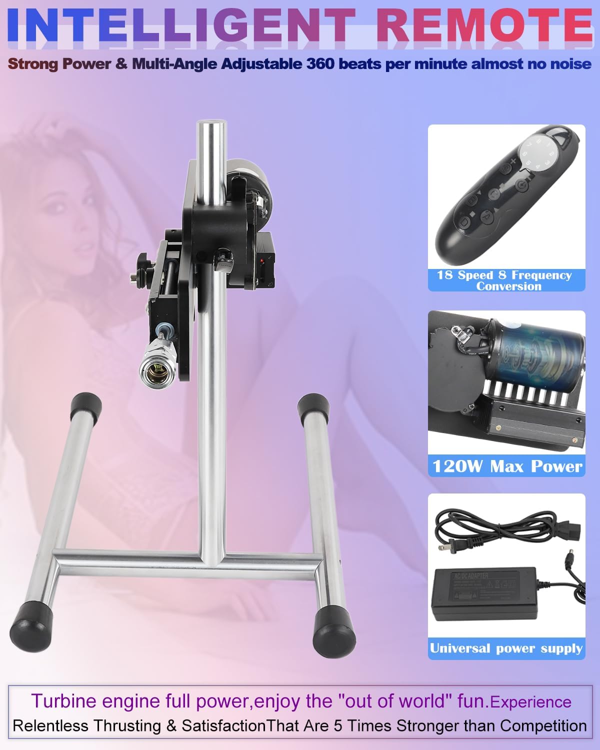 ThrustX360 – Remote Control Sex Machine (120W) - Vixen | Nova Network
