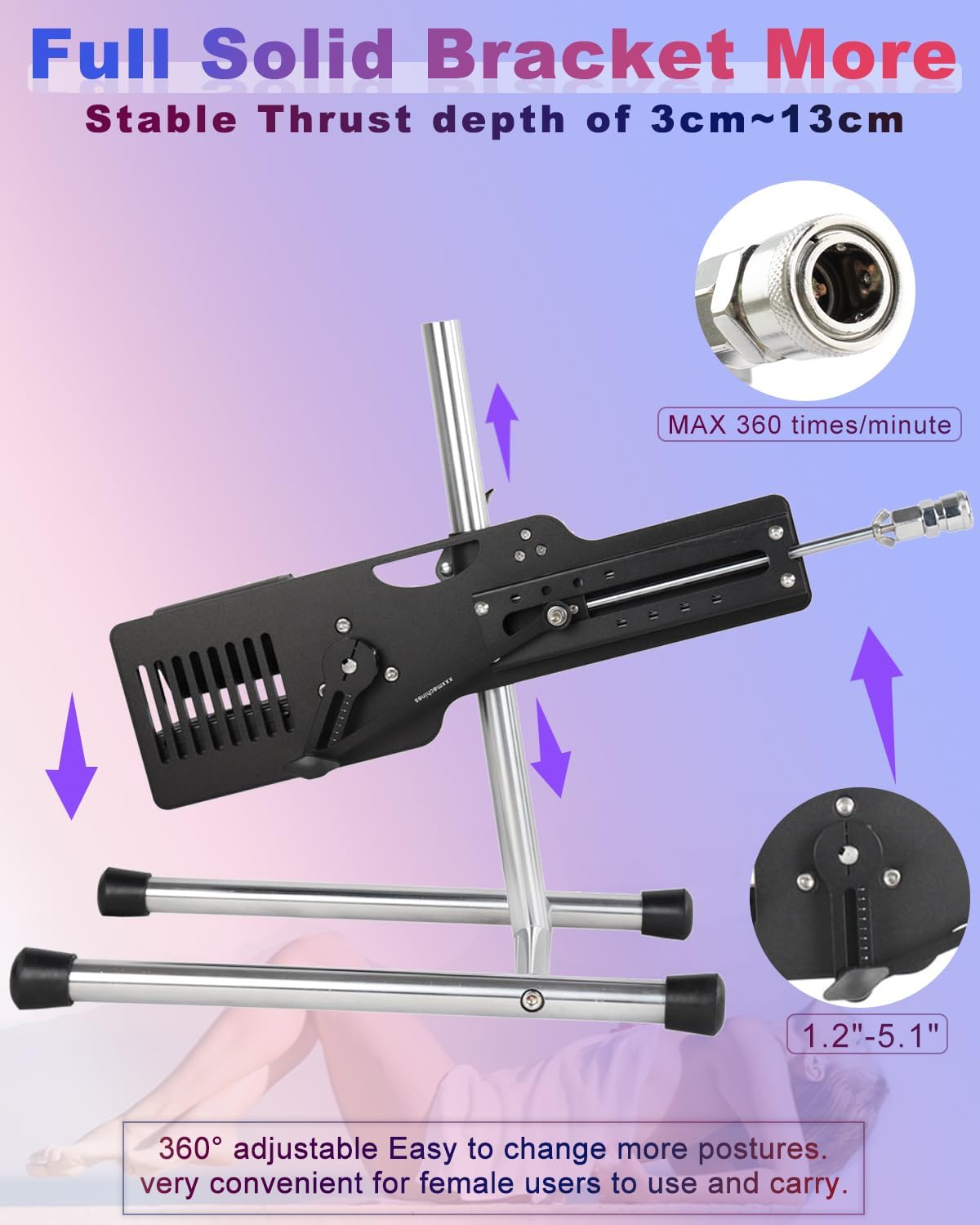 ThrustX360 – Remote Control Sex Machine (120W) - Vixen | Nova Network