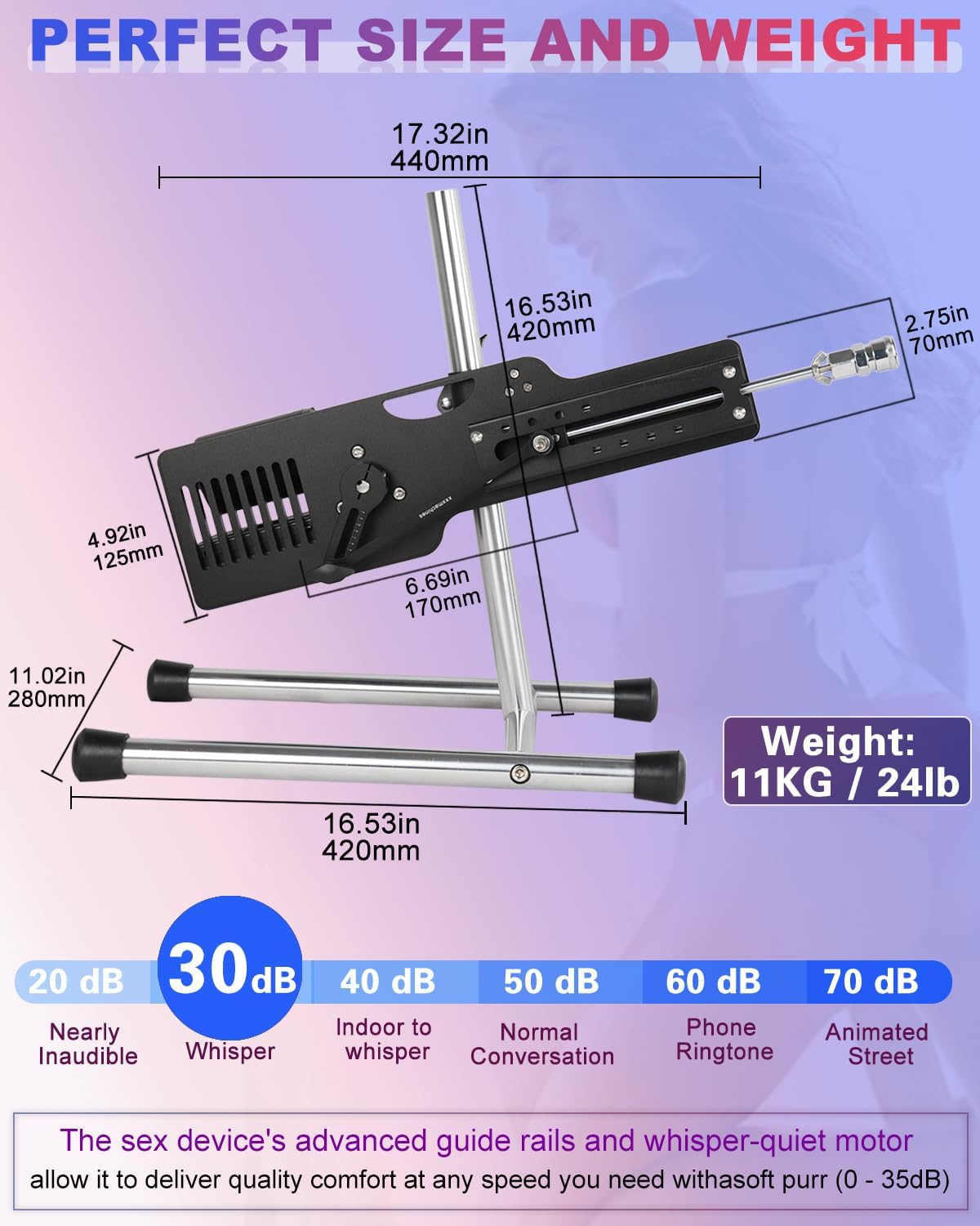 ThrustX360 – Remote Control Sex Machine (120W) - Vixen | Nova Network