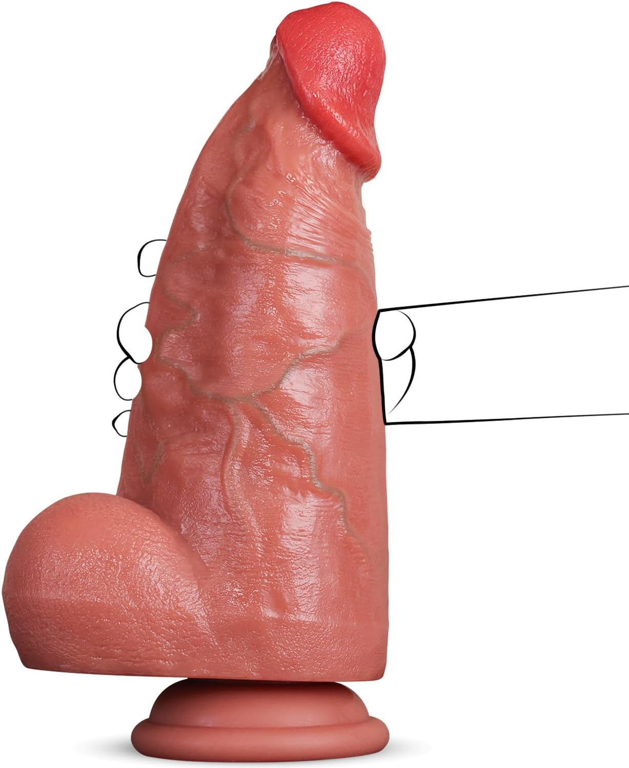 TitanThrust Tapered Thick Dildo - Vixen | Nova Network
