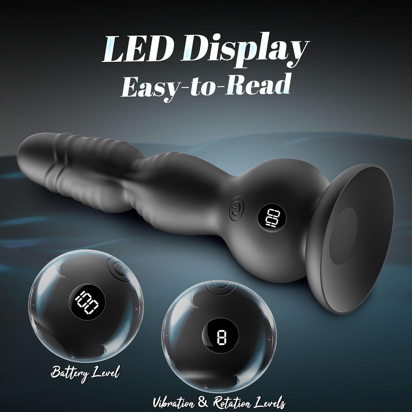 TorqueBeads 6 - in - 1 Rotating Prostate Massager - Vixen | Nova Network