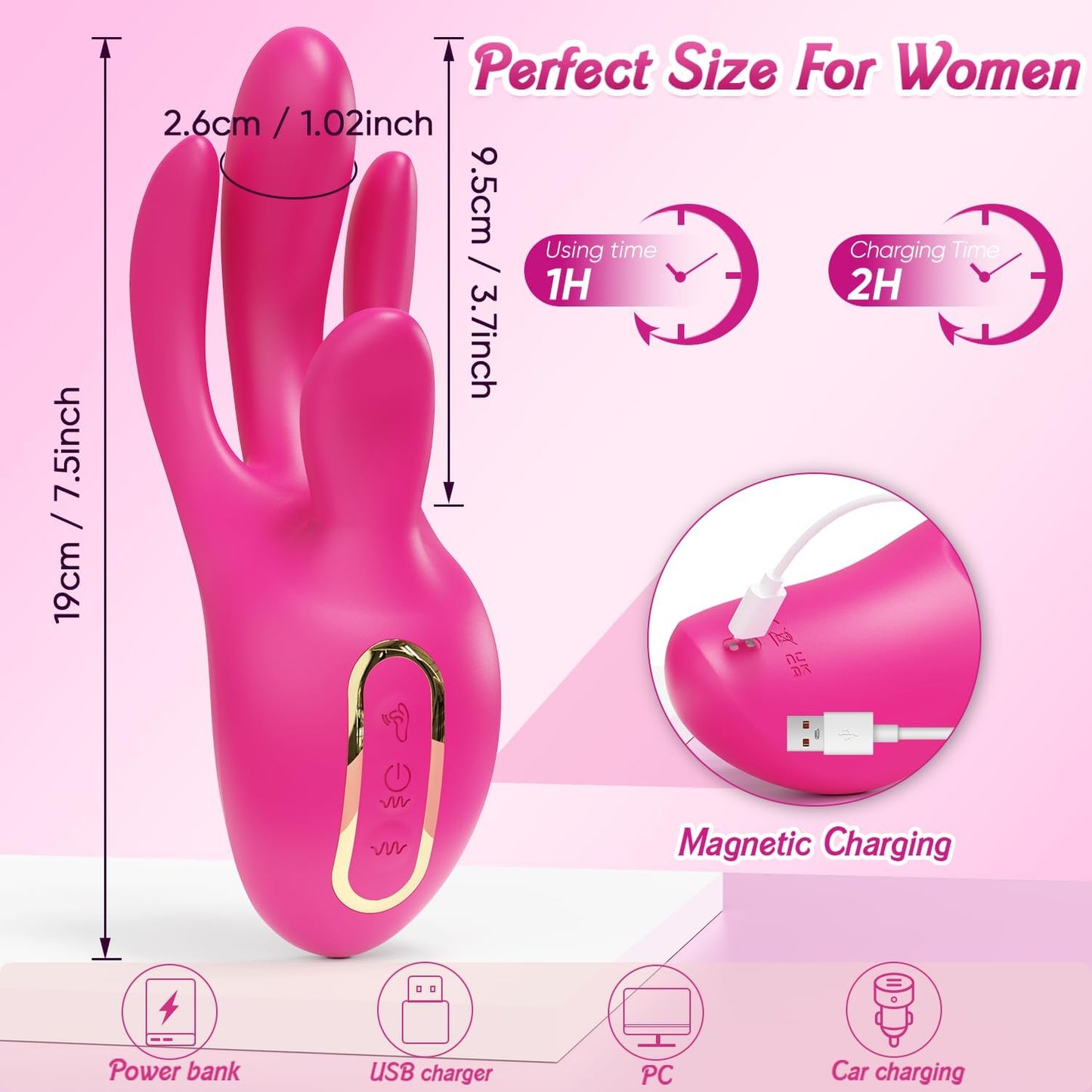 TriFlick G - Spot Finger Vibrator - Vixen | Nova Network