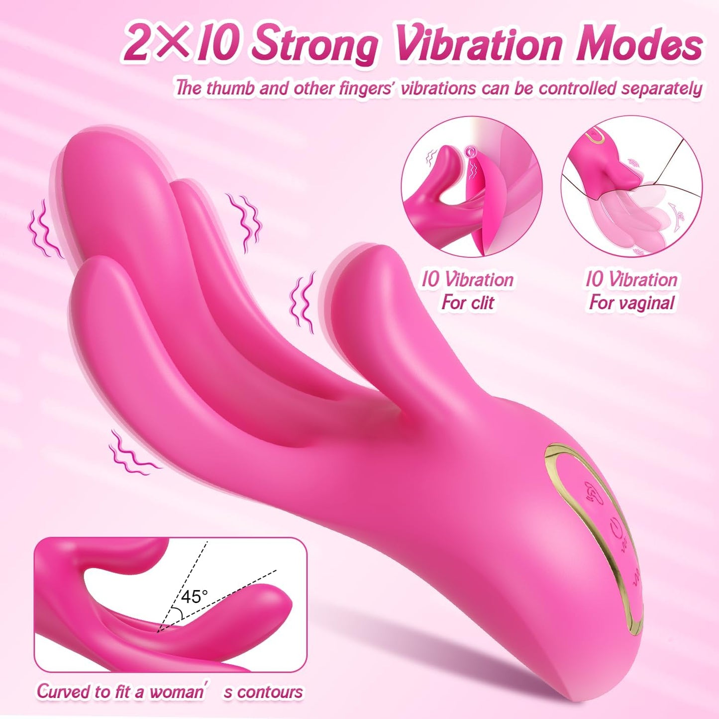 TriFlick G - Spot Finger Vibrator - Vixen | Nova Network