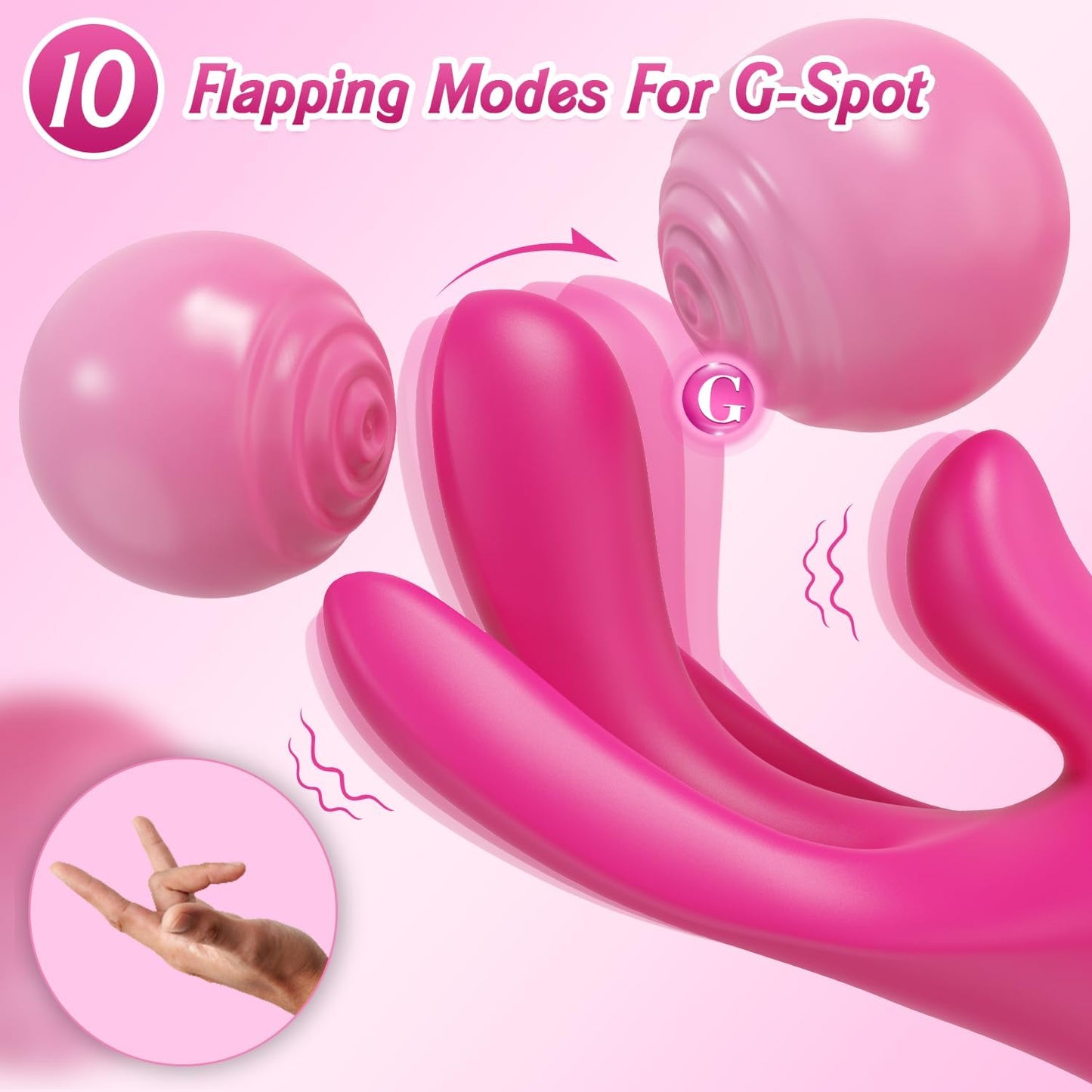TriFlick G - Spot Finger Vibrator - Vixen | Nova Network