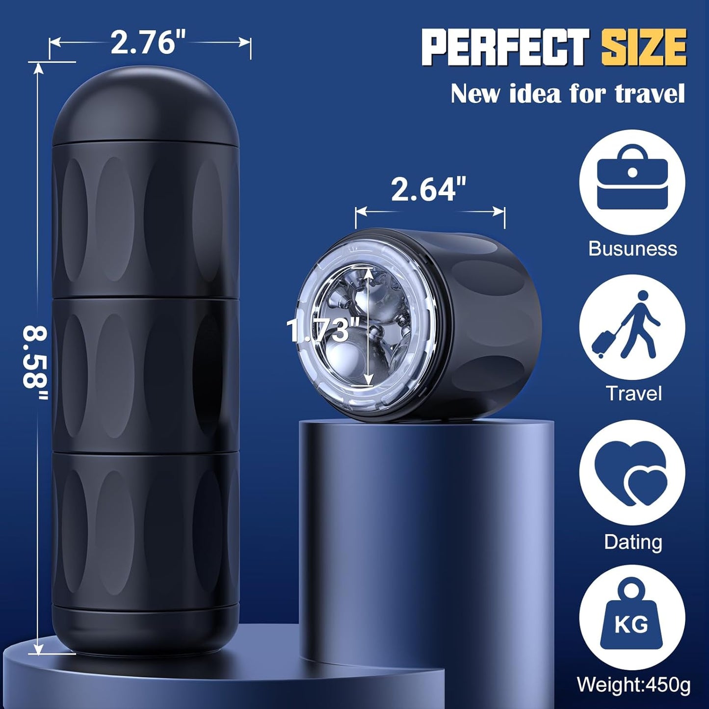 TriGrip Stroker – 3 - in - 1 Masturbator - Vixen | Nova Network