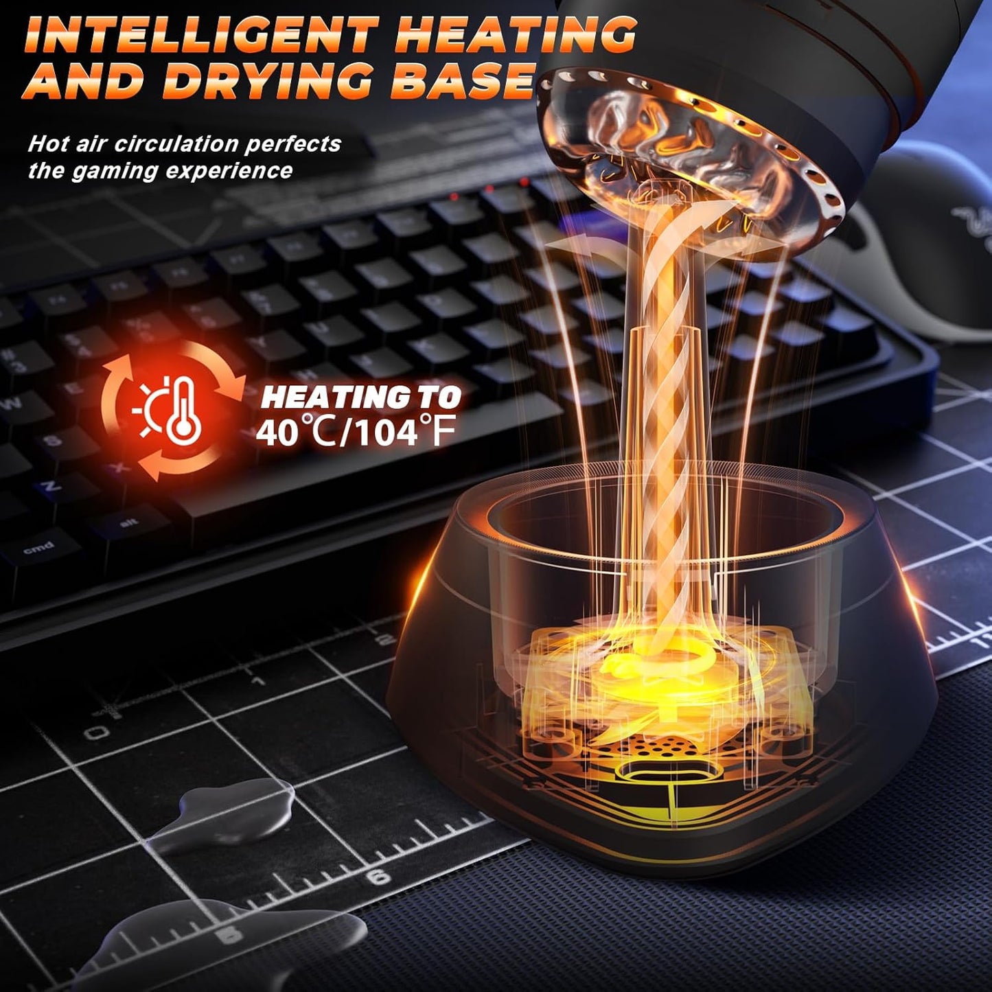 TriHeat Base – 5 - in - 1 Sex Toy Heating & Drying Station - Vixen | Nova Network