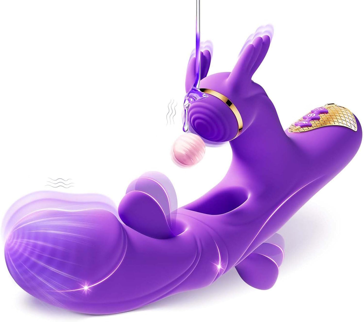 TriPleasure 4 - in - 1 Flapping G - Spot Vibrator - Vixen | Nova Network