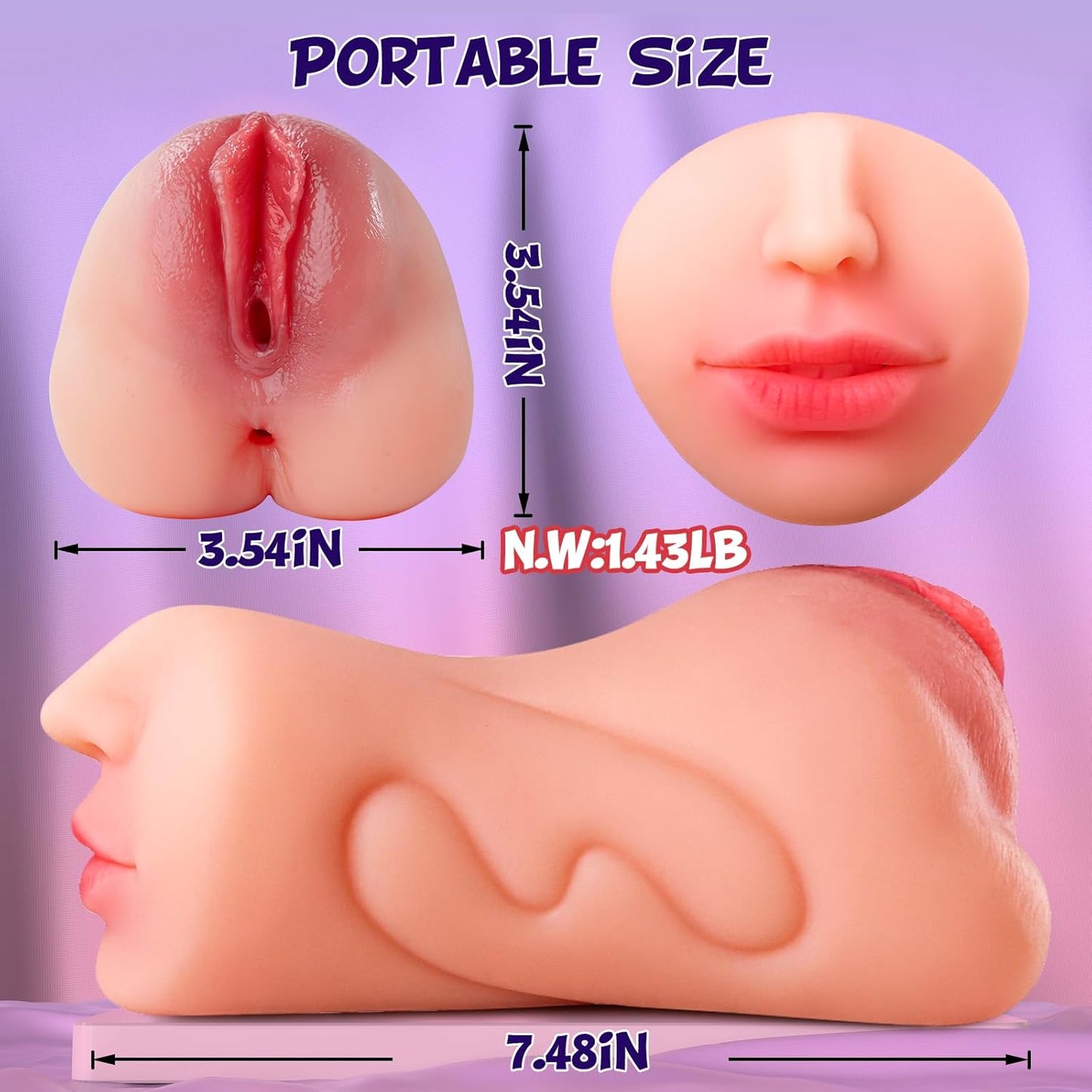 TripleMuse 3 - in - 1 Pocket Pussy Masturbator - Vixen | Nova Network