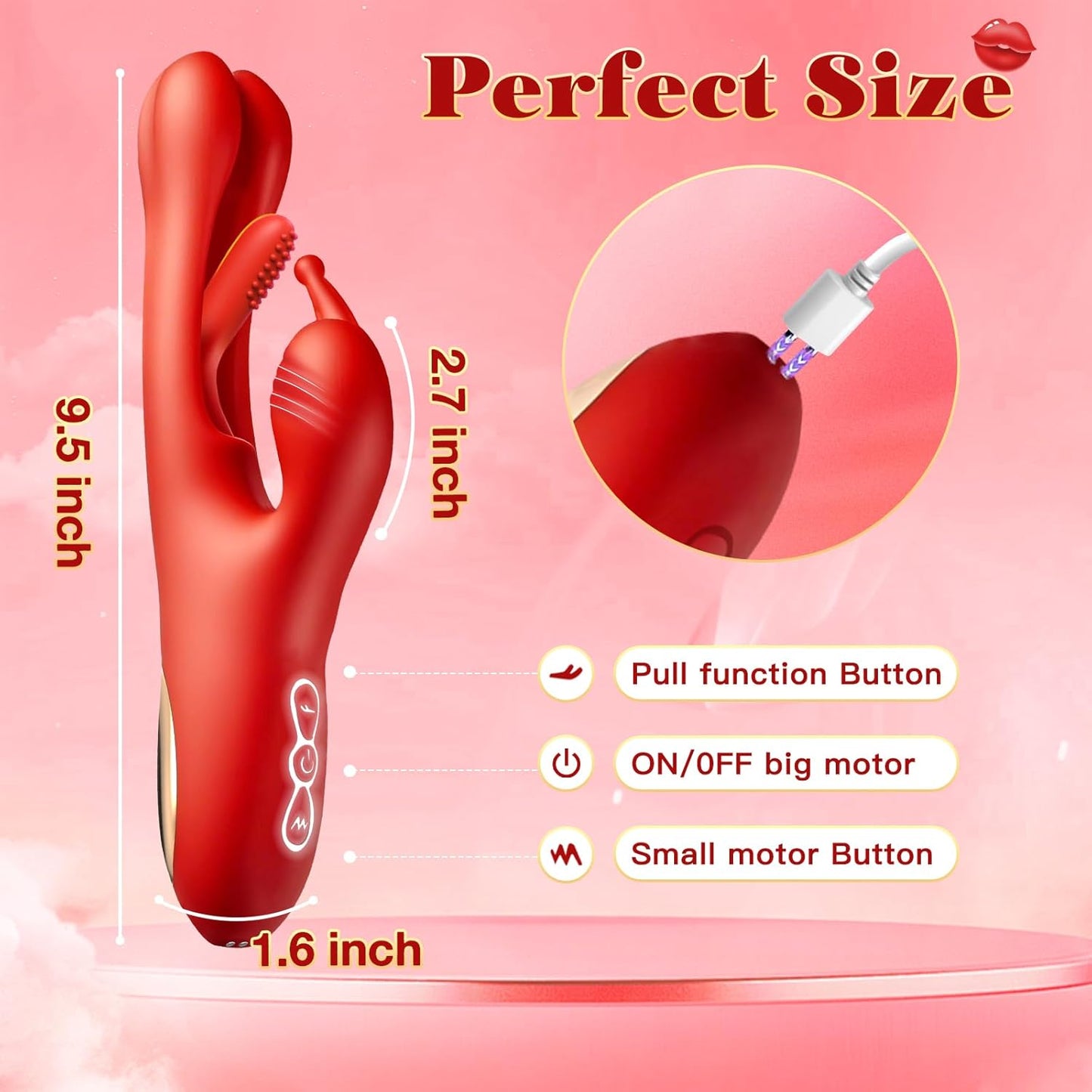 TriplePulse Flap & Thrust Vibrator - Vixen | Nova Network